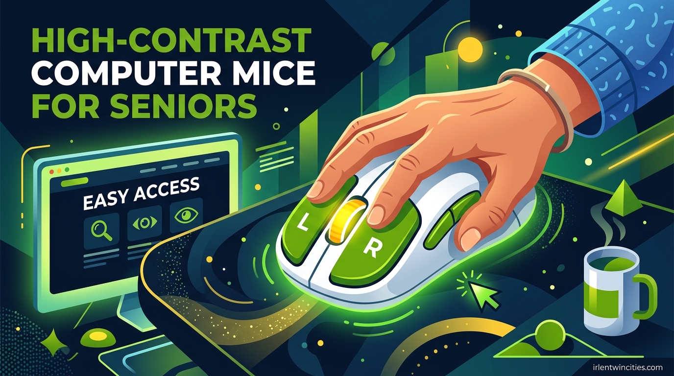 High-Contrast Computer Mice for Seniors