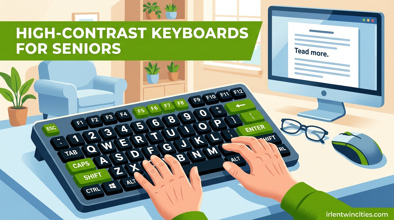 High-Contrast Keyboards for Seniors