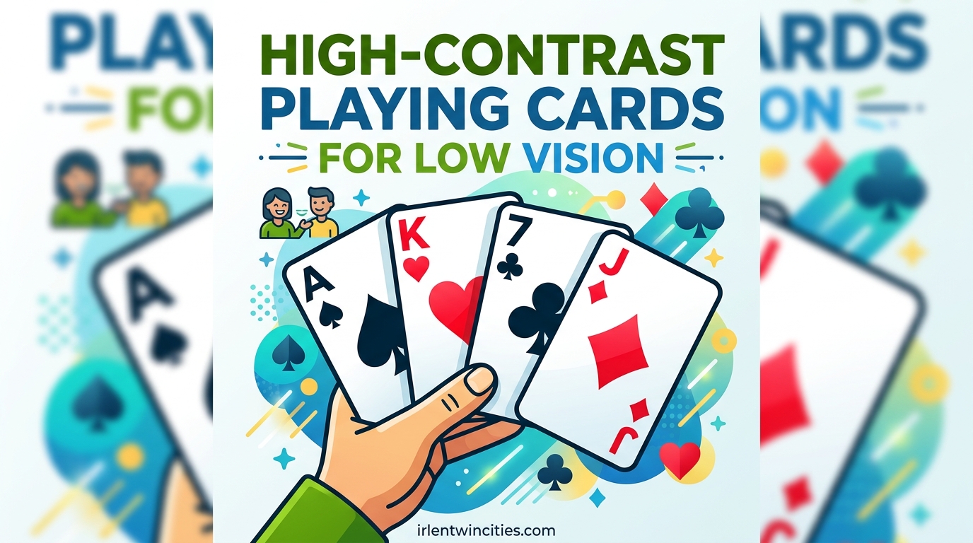 High-Contrast Playing Cards for Low Vision