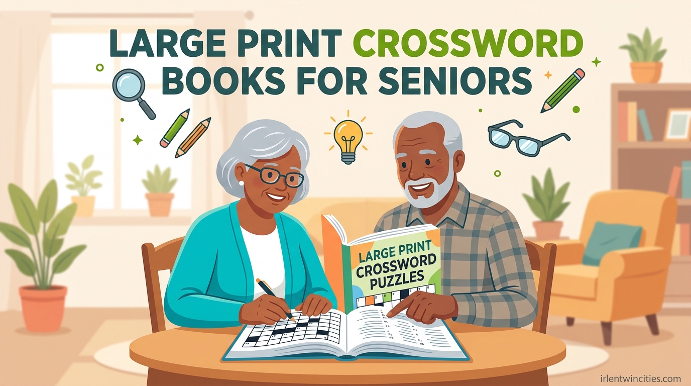 Large Print Crossword Books for Seniors