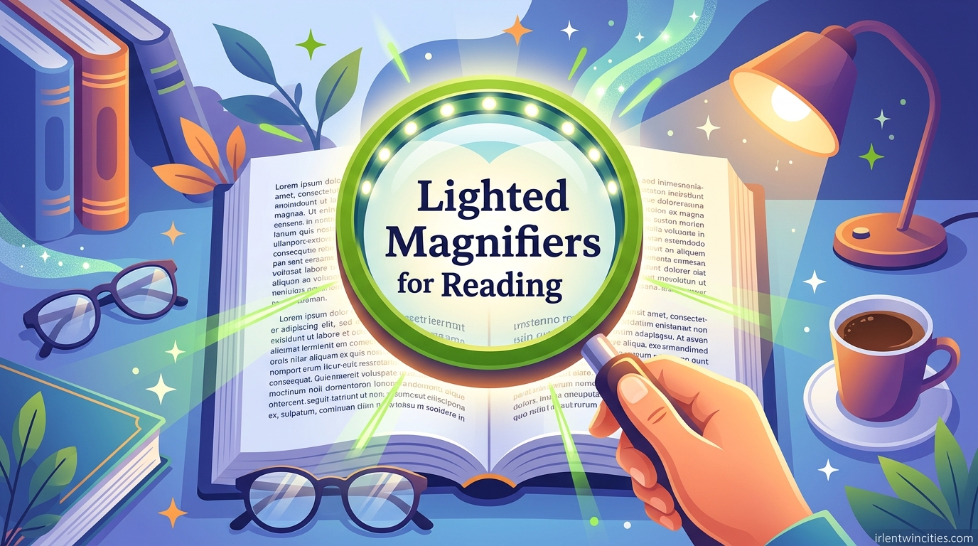 Lighted Magnifiers for Reading