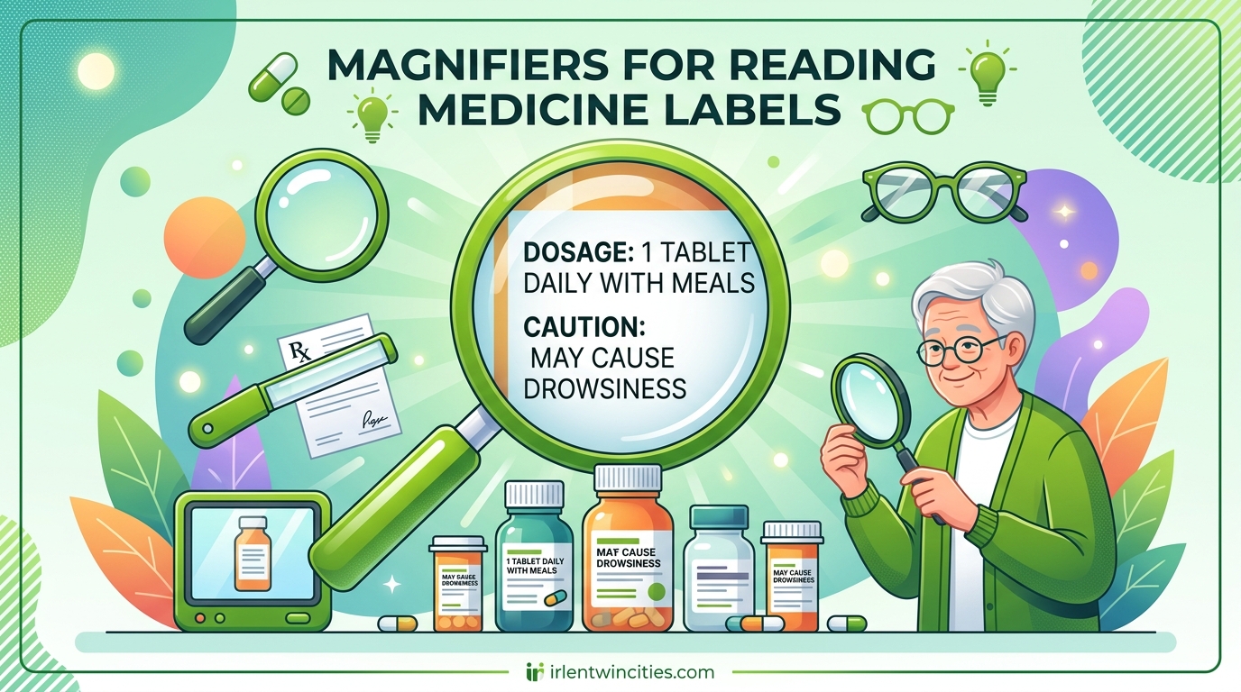 Magnifiers for Reading Medicine Labels