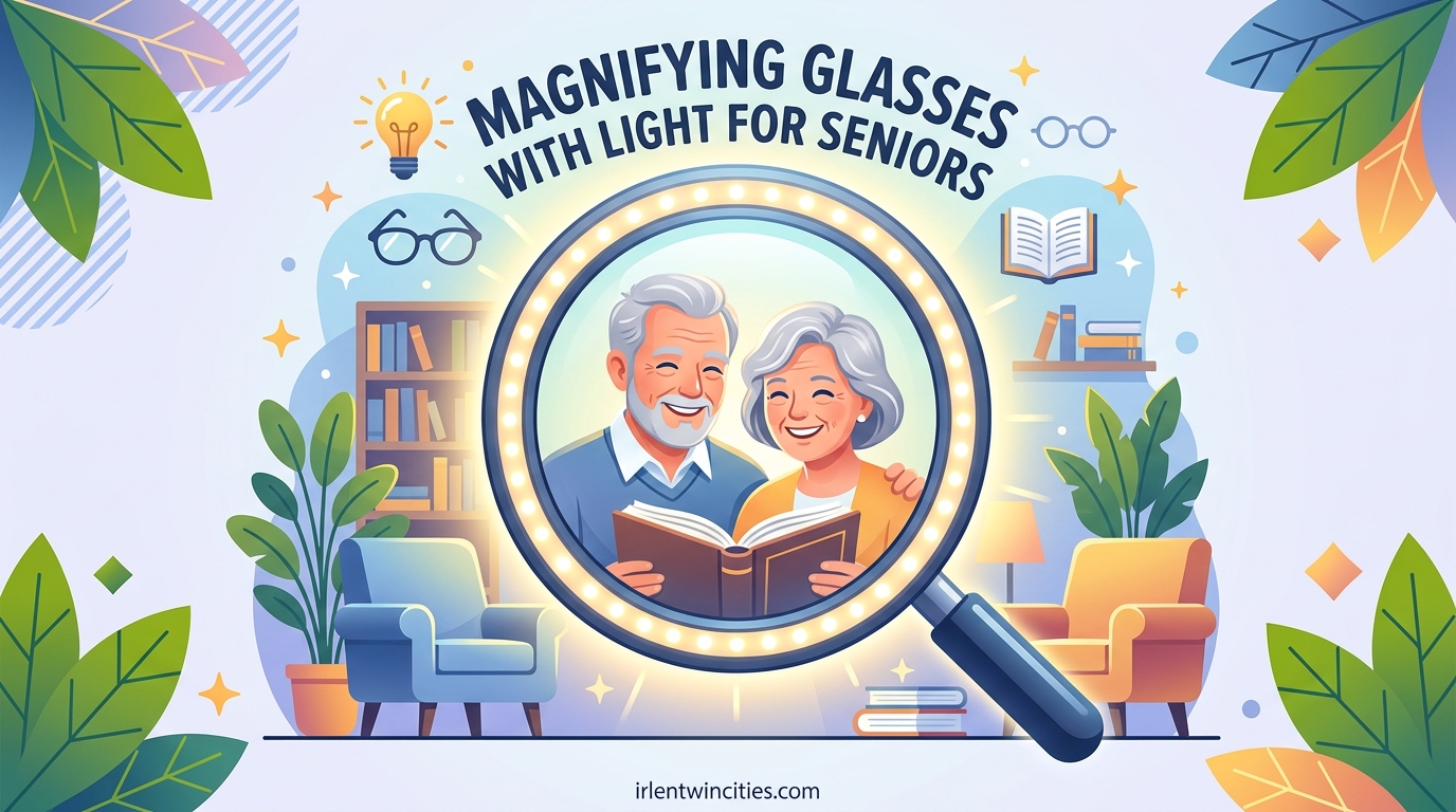 Magnifying Glasses with Light for Seniors
