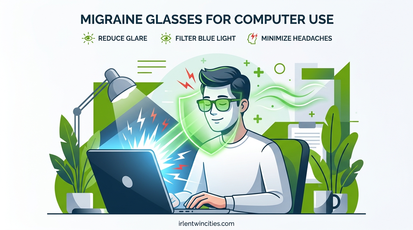 Migraine Glasses for Computer Use