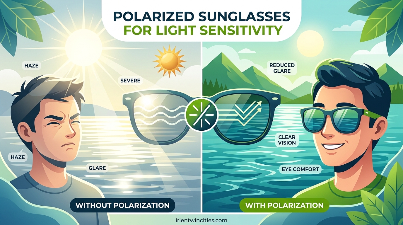 Polarized Sunglasses for Light Sensitivity