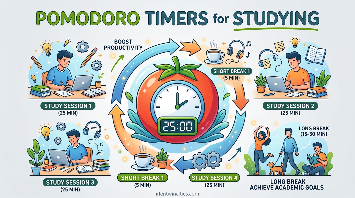 Pomodoro Timers for Studying