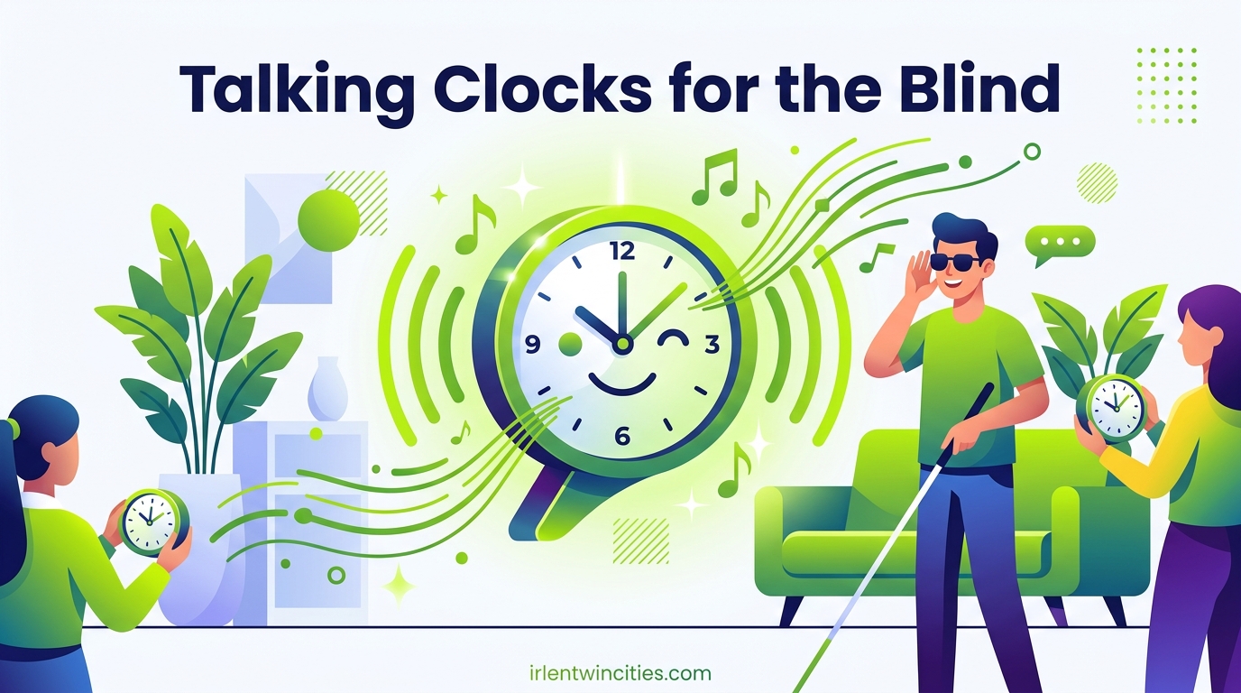 Talking Clocks for the Blind