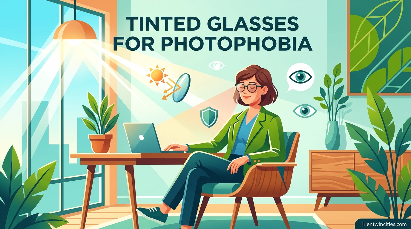 Tinted Glasses for Photophobia
