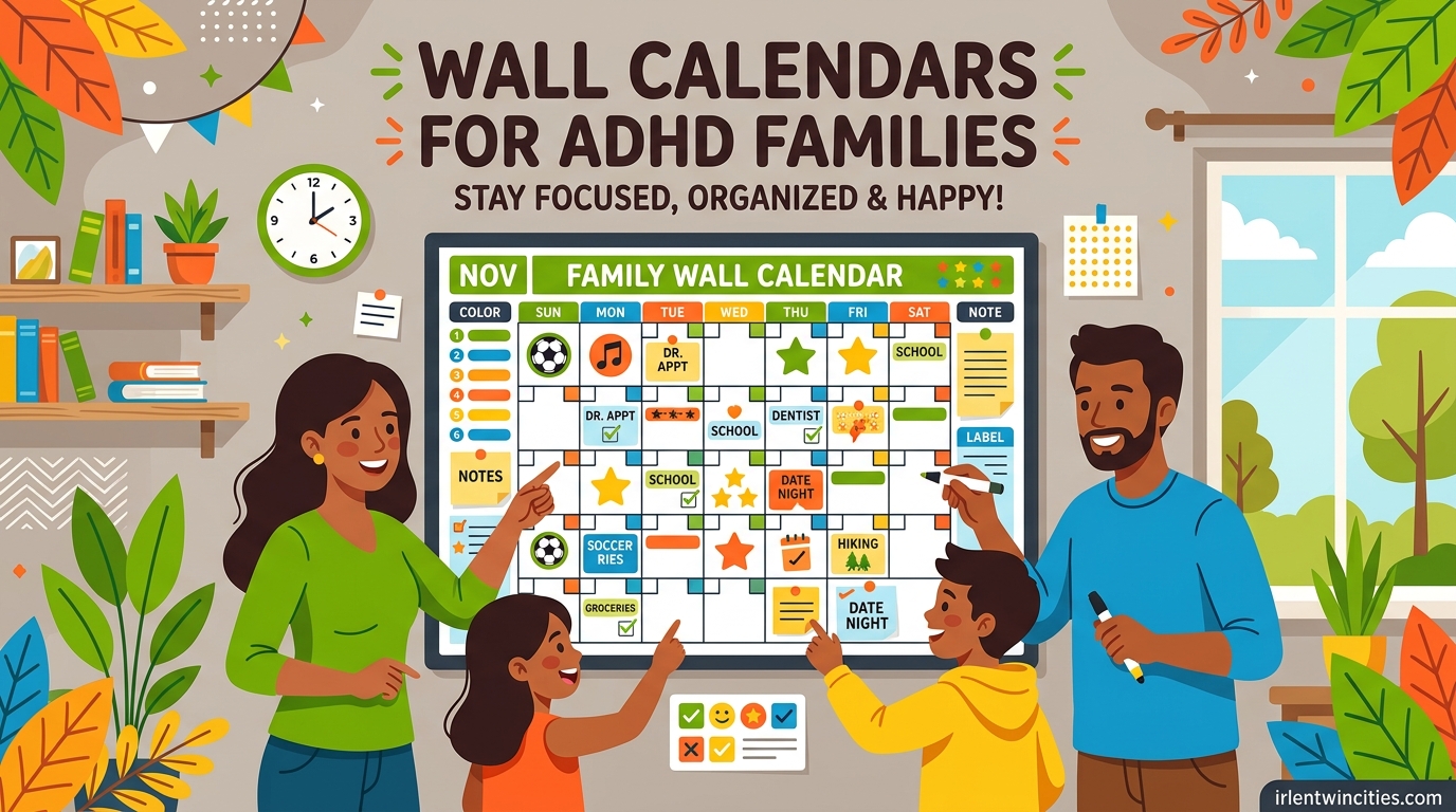 Wall Calendars for ADHD Families in