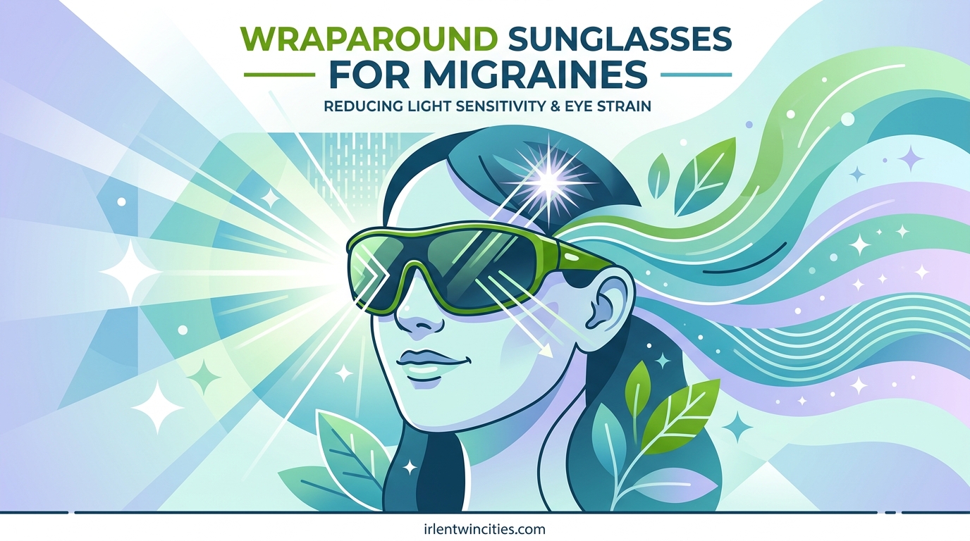 Wraparound Sunglasses for Migraines