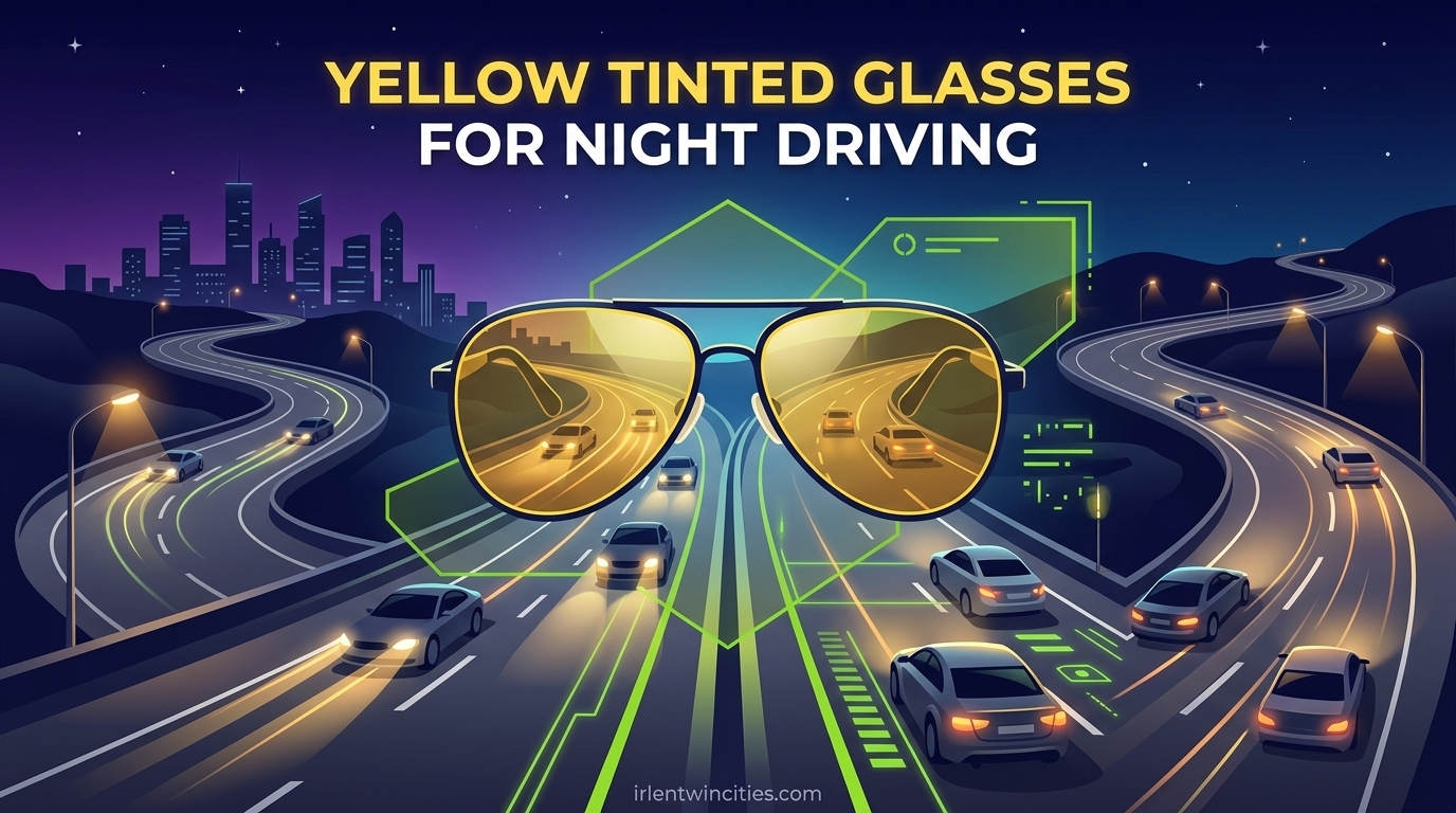Yellow Tinted Glasses for Night Driving