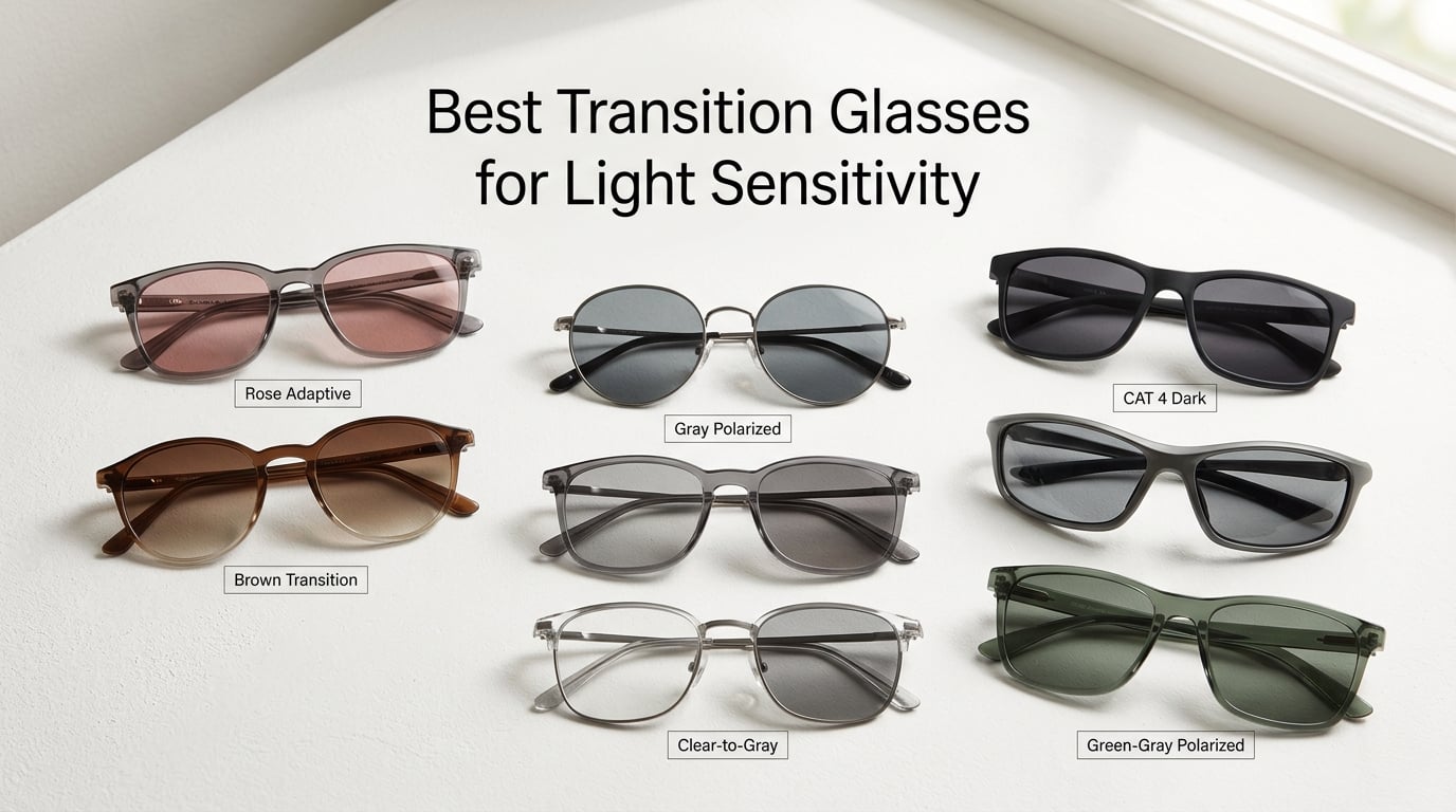best transition glasses for light sensitivity