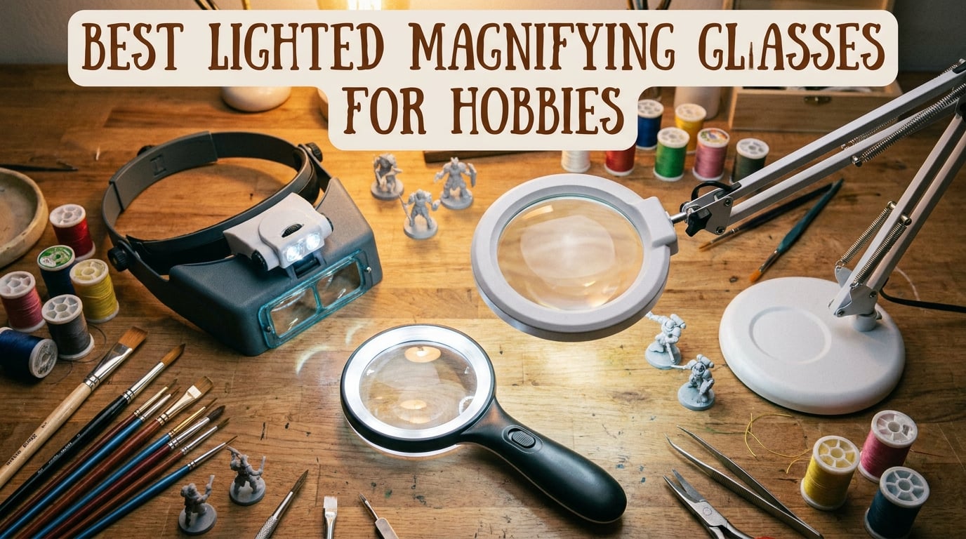 best lighted magnifying glasses for hobbies