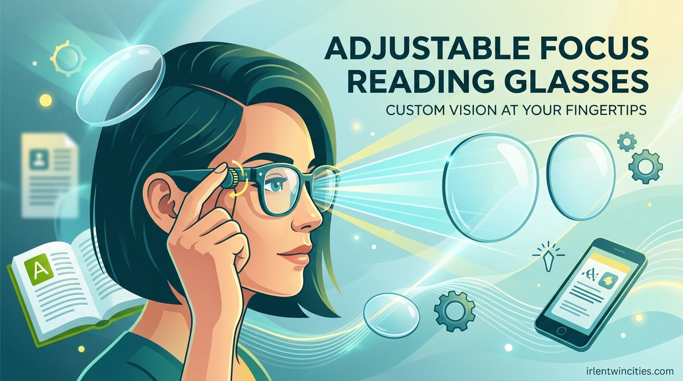 Adjustable Focus Reading Glasses