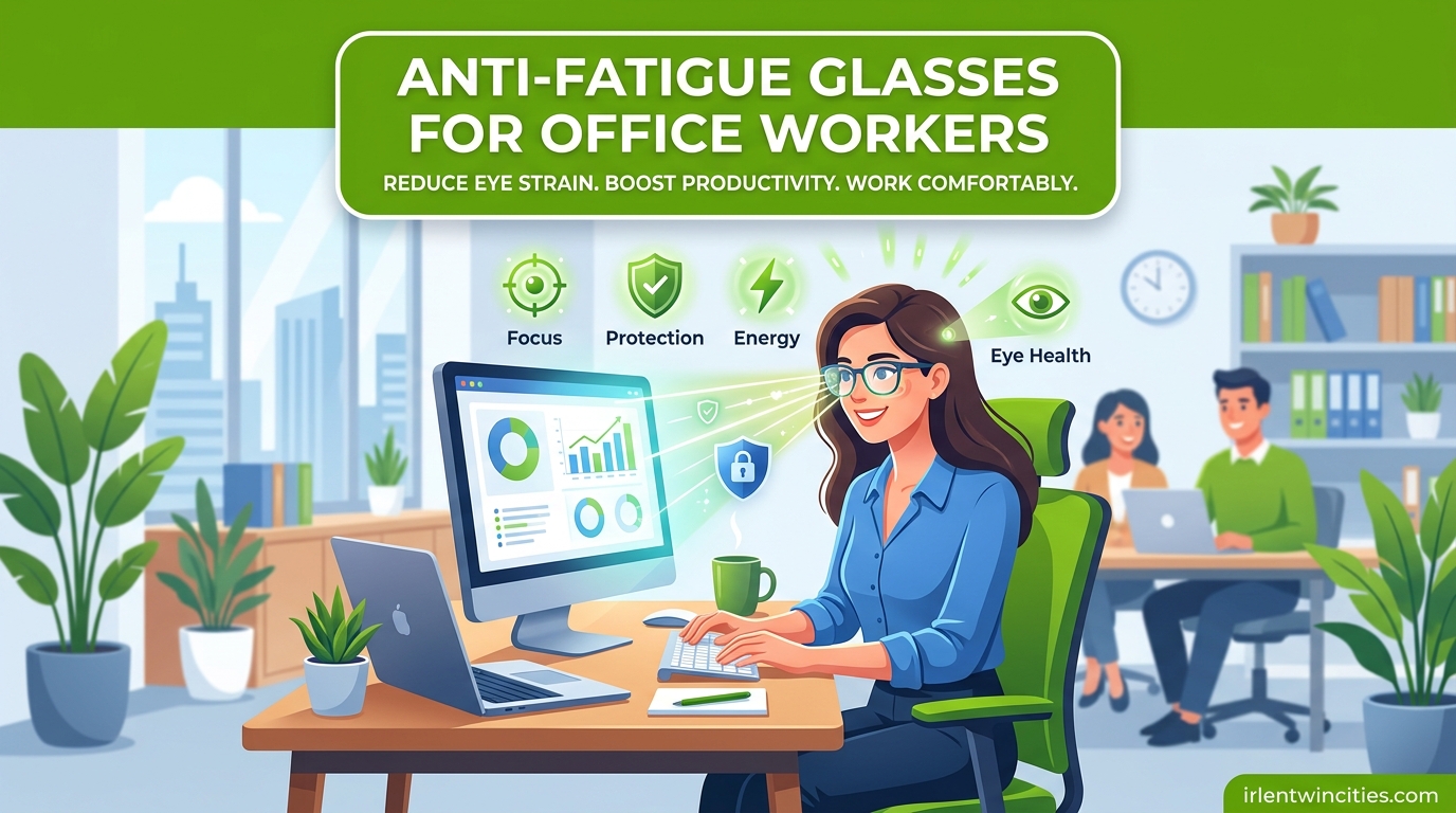 Anti-Fatigue Glasses for Office Workers