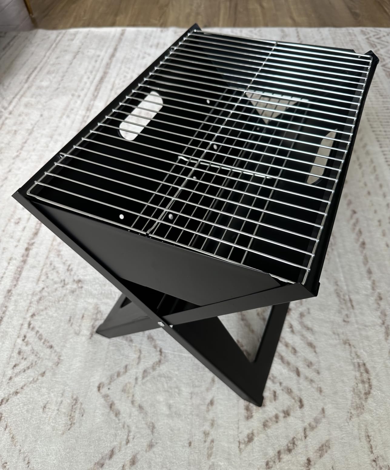 Fire Sense 60508 Notebook BBQ Grill, Instant Foldable and Easy Portability for Outdoor Camping Traveling customer photo 1