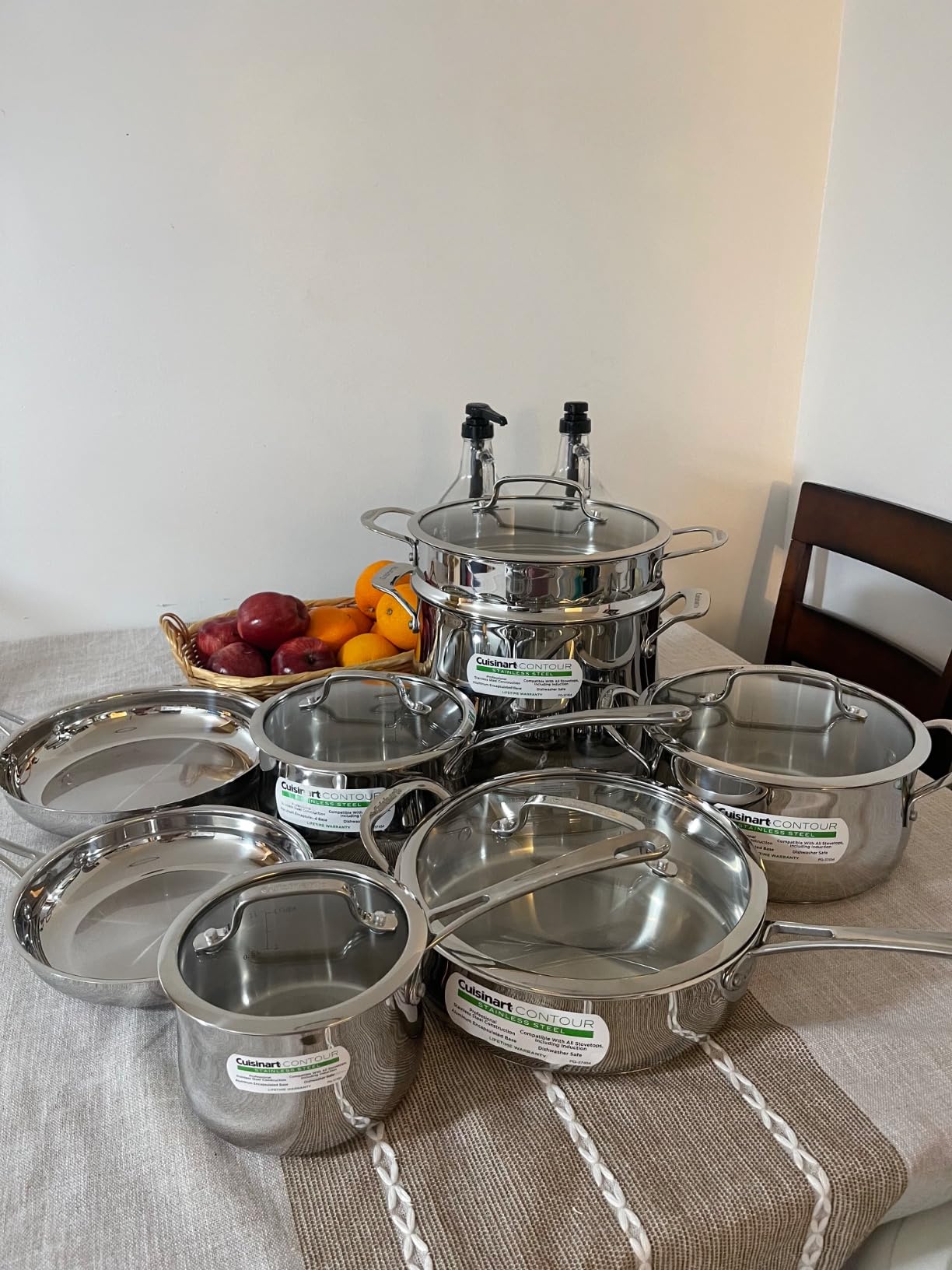 Cuisinart Contour Stainless 13-Piece Cookware Set customer photo 2