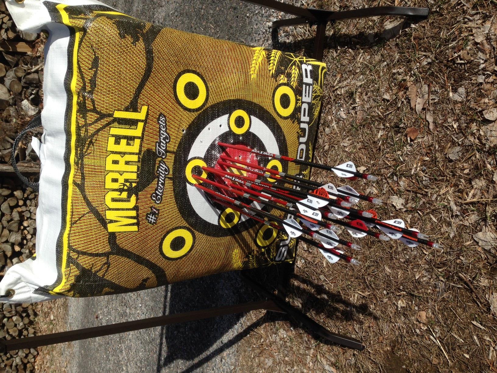 Morrell Super Duper Field Point Bow Targets Archery Block Bag, Yellow | Portable Outdoor Target Practice Equipment for High Speed Compound Bows and Crossbows customer photo 1