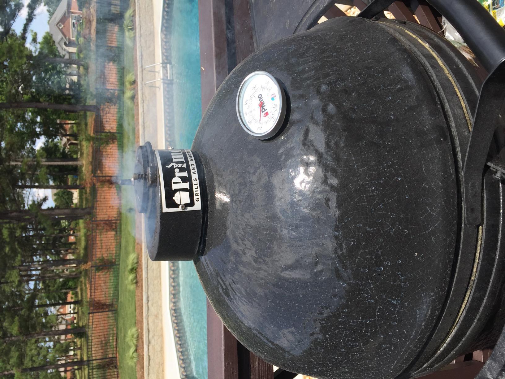 Primo Grills and Smokers 773 All-in-One Kamado Round Grill with Cradle Shelves, Ash Tool and Lift customer photo 1