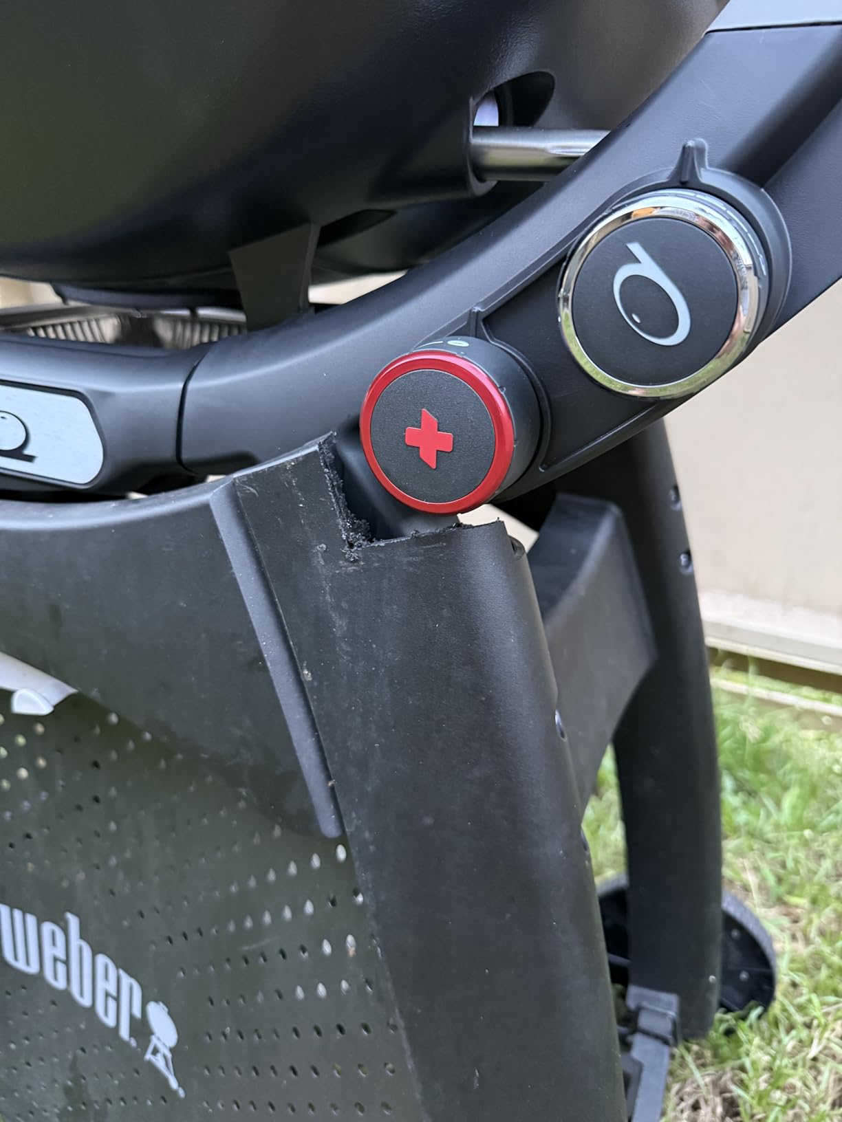 Weber Q Cart for Grilling, Black - Portable Grill Cart with Wheels, Tool Hooks & Fuel Storage (Compatible with 2014 Weber Q 2000 Series Grills) customer photo 2