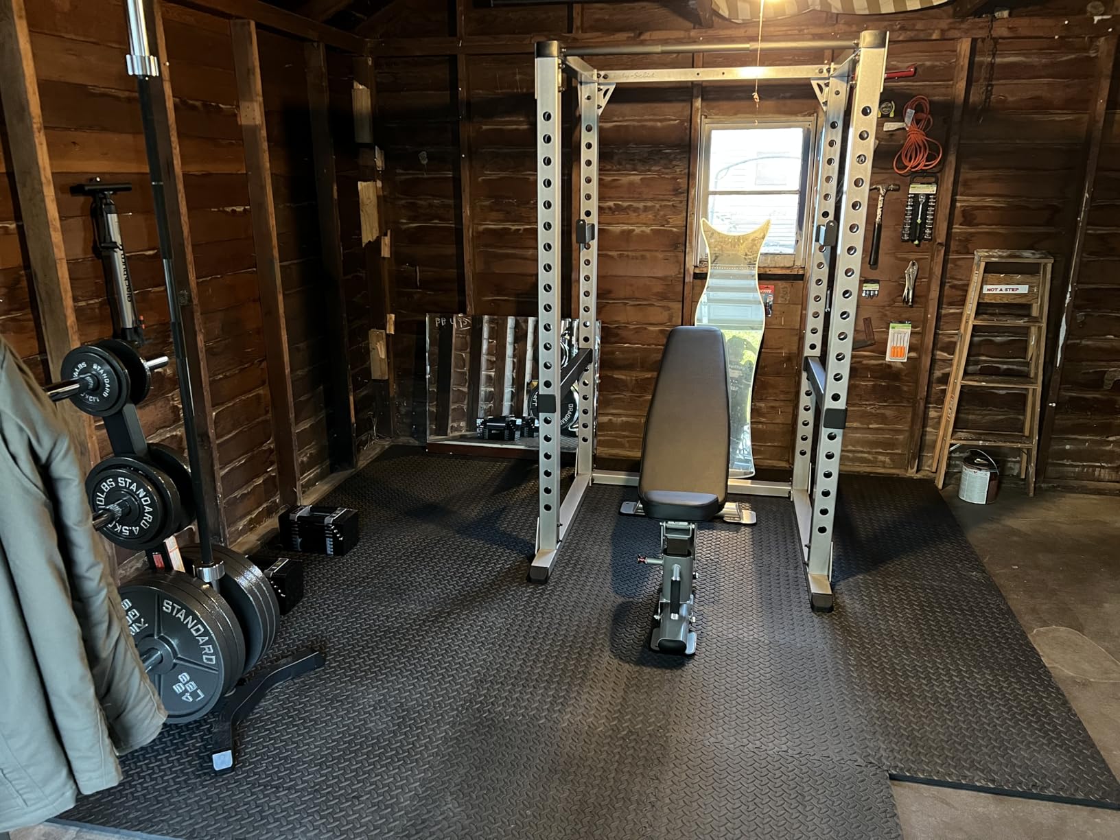 Body-Solid (GPR378 Power Rack - Heavy-Duty Steel Squat Cage with Adjustable Safety Bars and Chin-Up Bar for Home and Light Commercial Gym customer photo 2