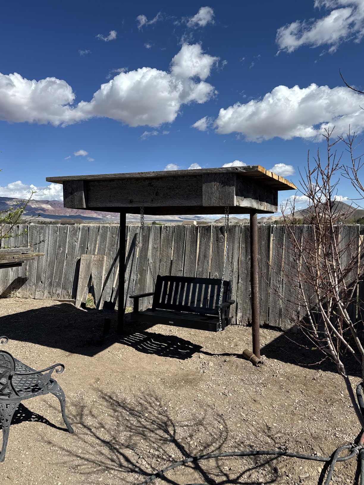 Highwood Lehigh Porch Swing, 4 Feet, White customer photo 1
