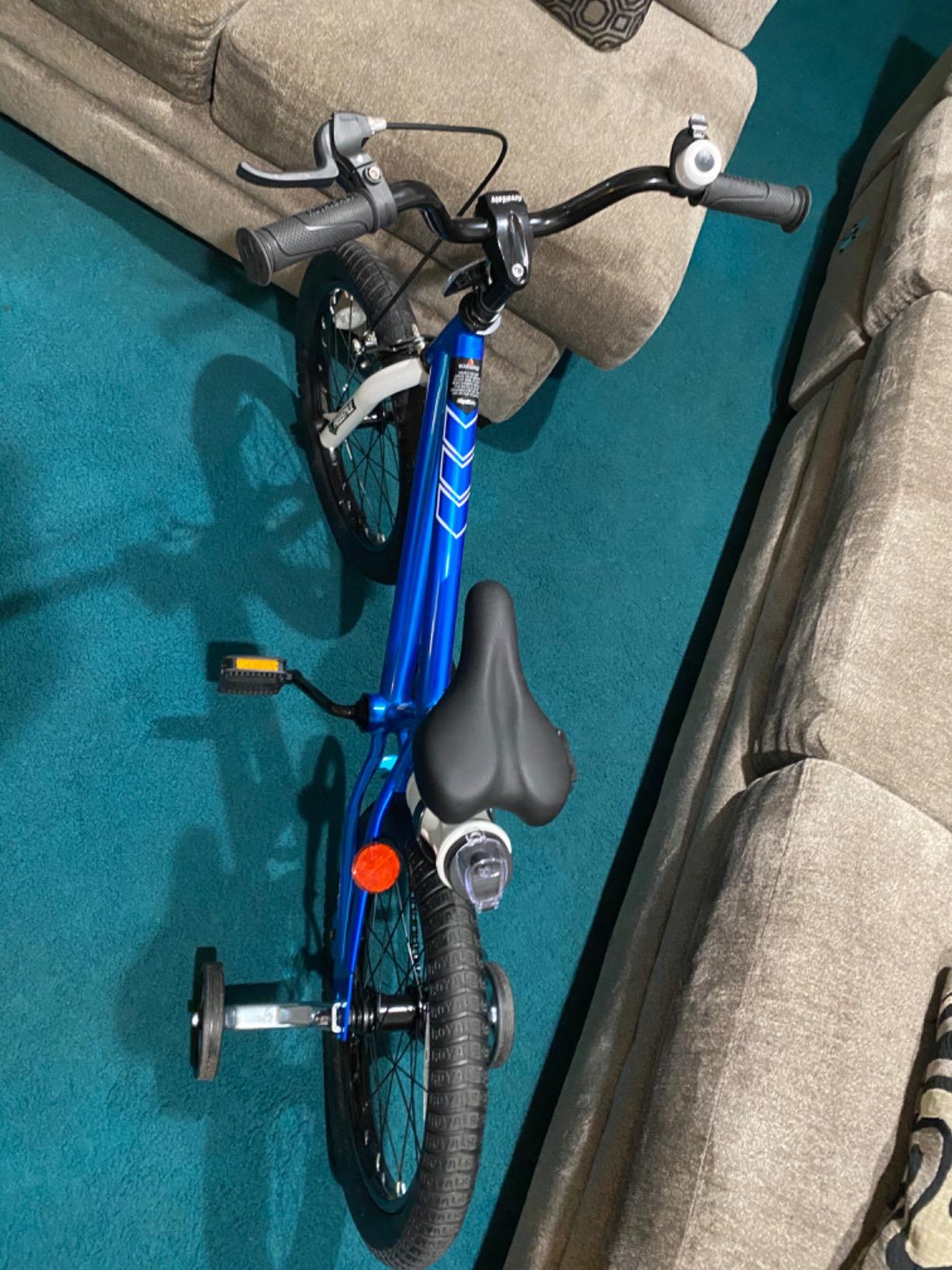 RoyalBaby Freestyle Kids Bike 12 14 16 Inch with Training Wheels, 18 Inch with Kickstand, Bicycle for Ages 3-10 Years Boys Girls customer photo 2