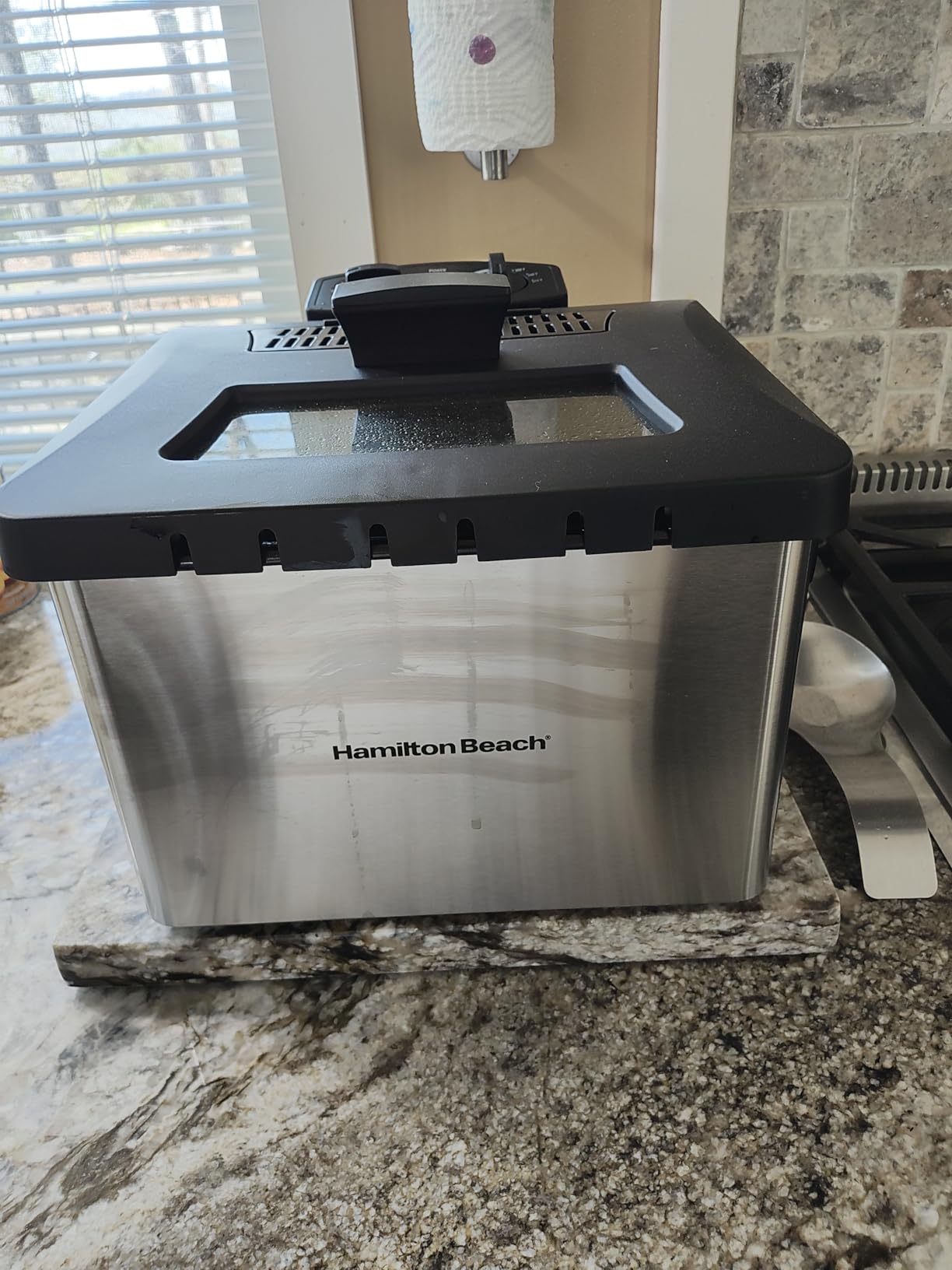 Hamilton Beach Professional Style Electric Deep Fryer With 3 Baskets, 4.5 Liter / 19 Cup Oil Capacity, 1800 Watts, 35034G customer photo 1