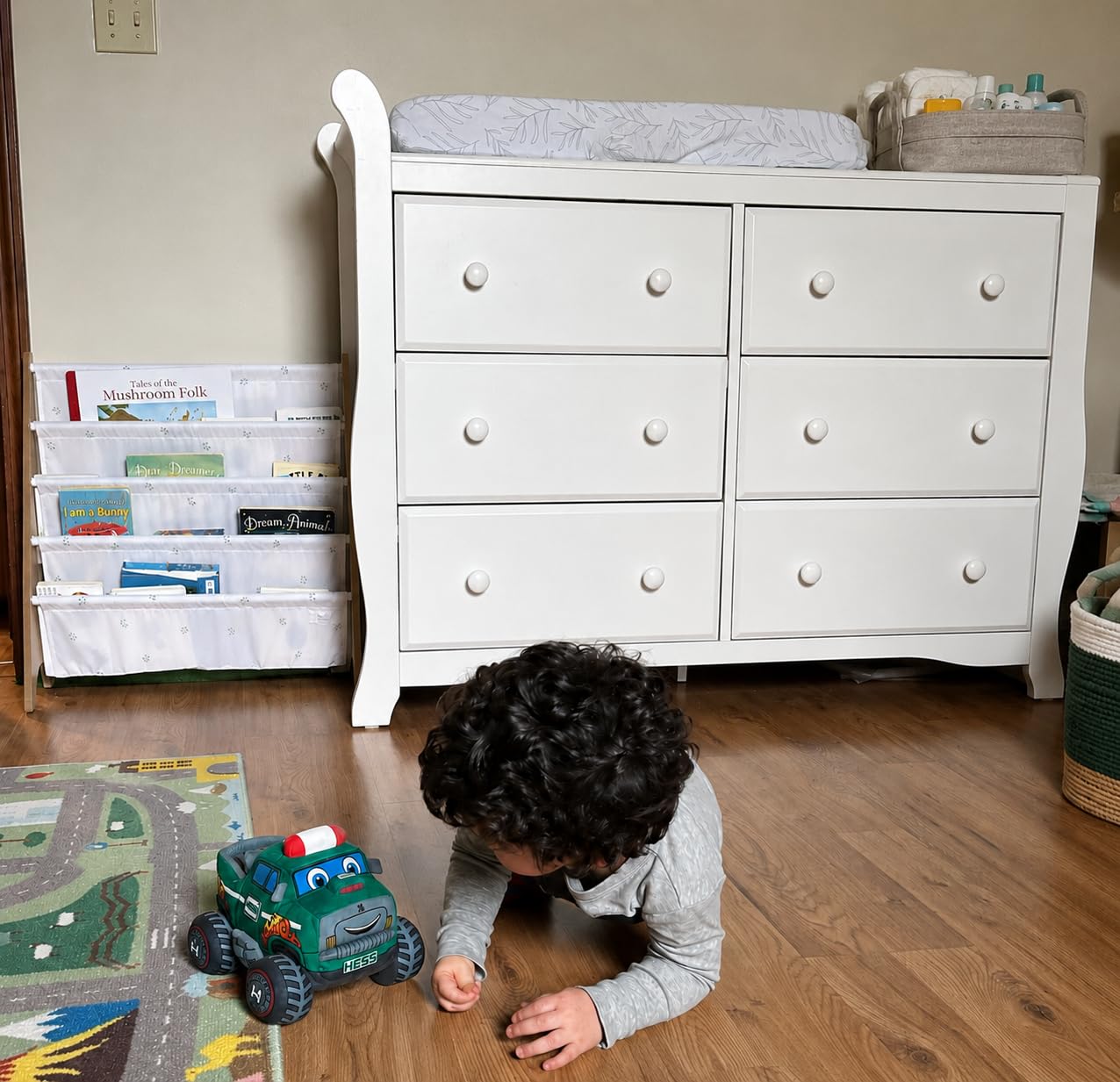 Storkcraft Avalon 6 Drawer Double Dresser, White | GREENGUARD Gold Certified, Dresser for Kids Bedroom, Includes Safety-Focused Interlocking Drawer System customer photo 1