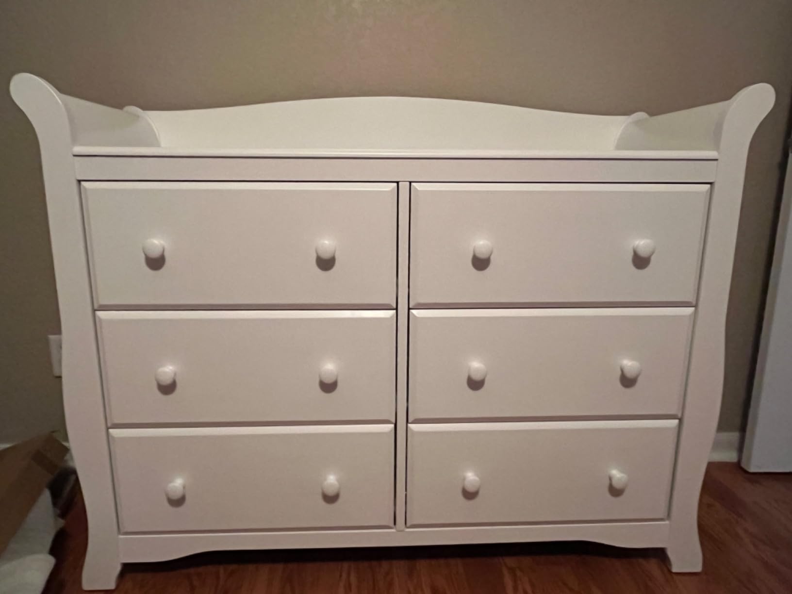 Storkcraft Avalon 6 Drawer Double Dresser, White | GREENGUARD Gold Certified, Dresser for Kids Bedroom, Includes Safety-Focused Interlocking Drawer System customer photo 2