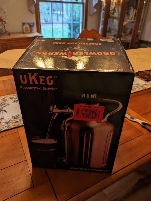 GrowlerWerks uKeg Carbonated Growler-Great Gift for Beer Lovers, 64 oz, Copper customer photo 2