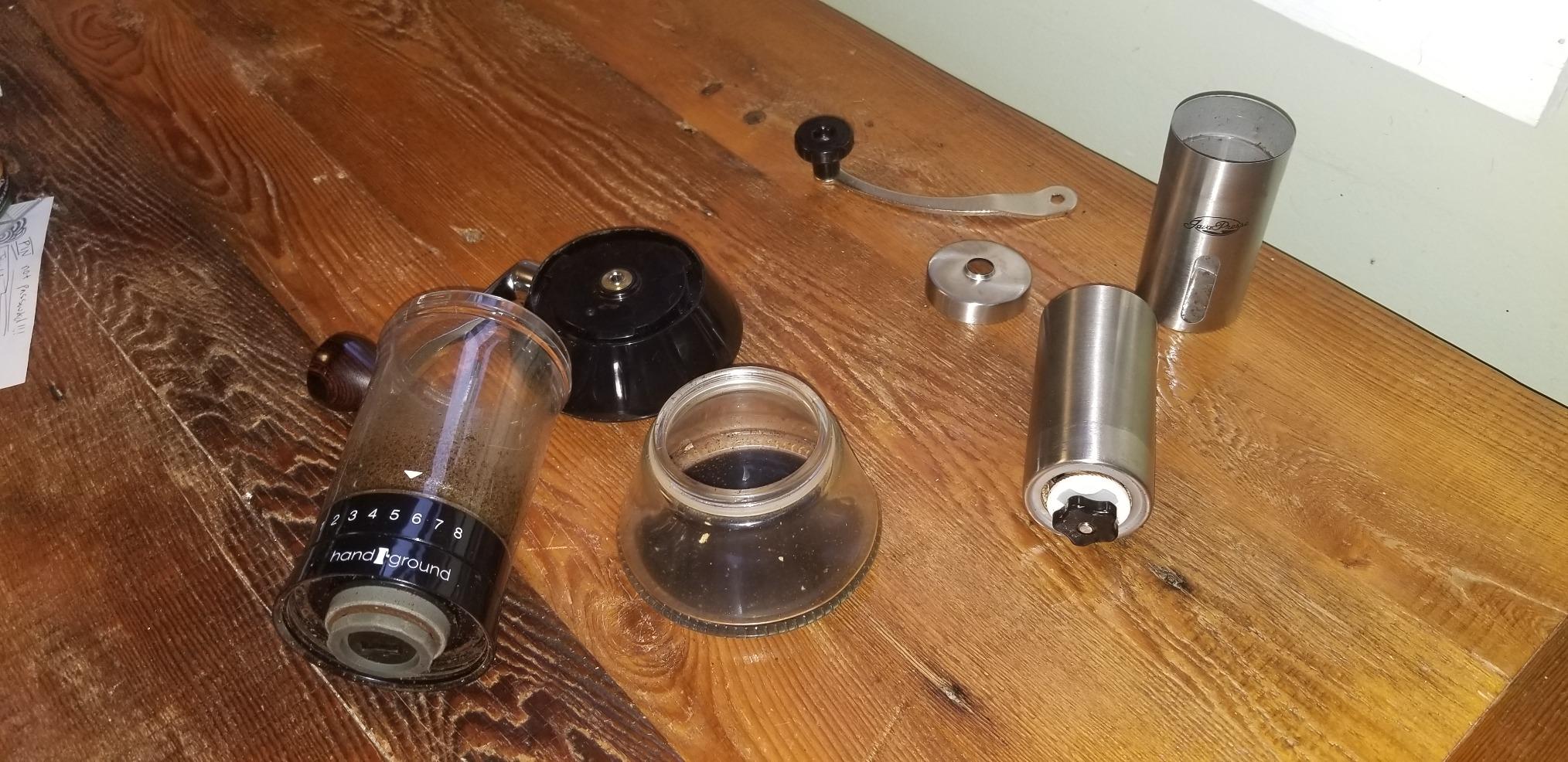 JavaPresse Manual Stainless Steel Coffee Grinder - 18 Adjustable Settings, Portable Conical Burr Grinder for Camping, Travel, Espresso - With Hand Crank customer photo 1