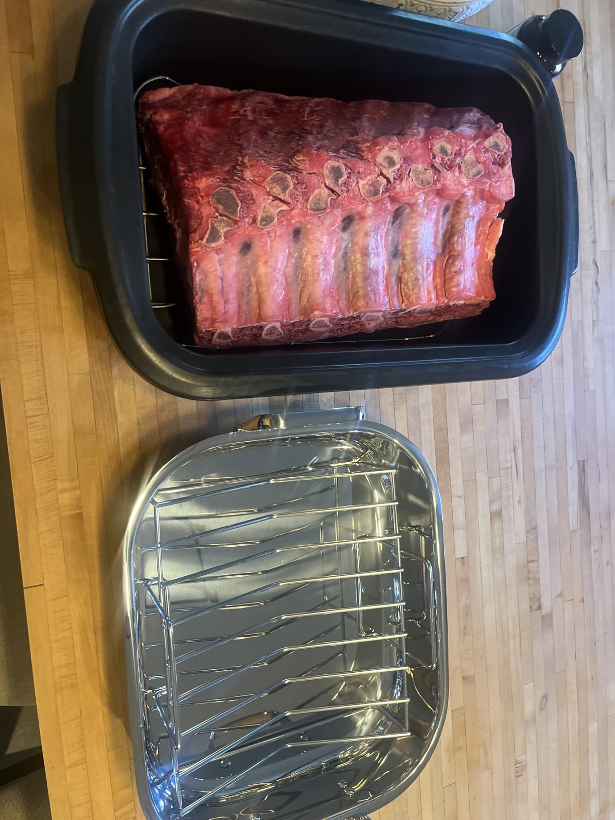 Cooks Standard Classic 14 x 12 Inch Stainless Steel Roaster Pan with V-Shaped Rack customer photo 2
