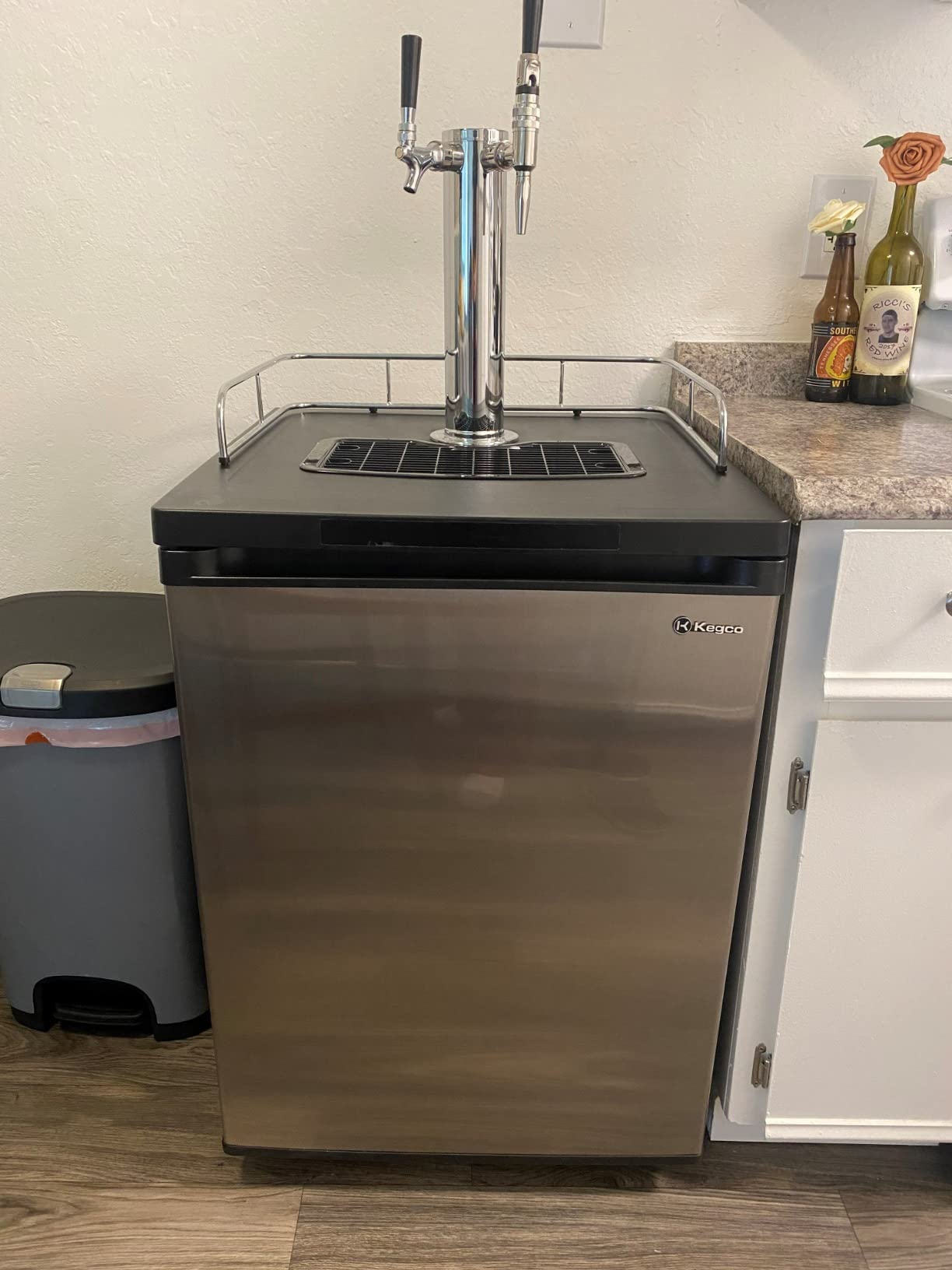 Kegco HBK209S-2 Keg Dispenser, Stainless Steel, 2 Faucet customer photo 1