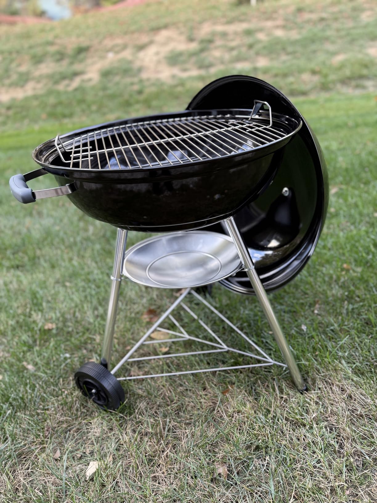Weber Jumbo Joe Premium Charcoal Grill, 22-Inch, Black - Portable Outdoor BBQ Grill with Durable Plated Steel Grates, Porcelain-Enameled Bowl & Precision Airflow Control customer photo 1