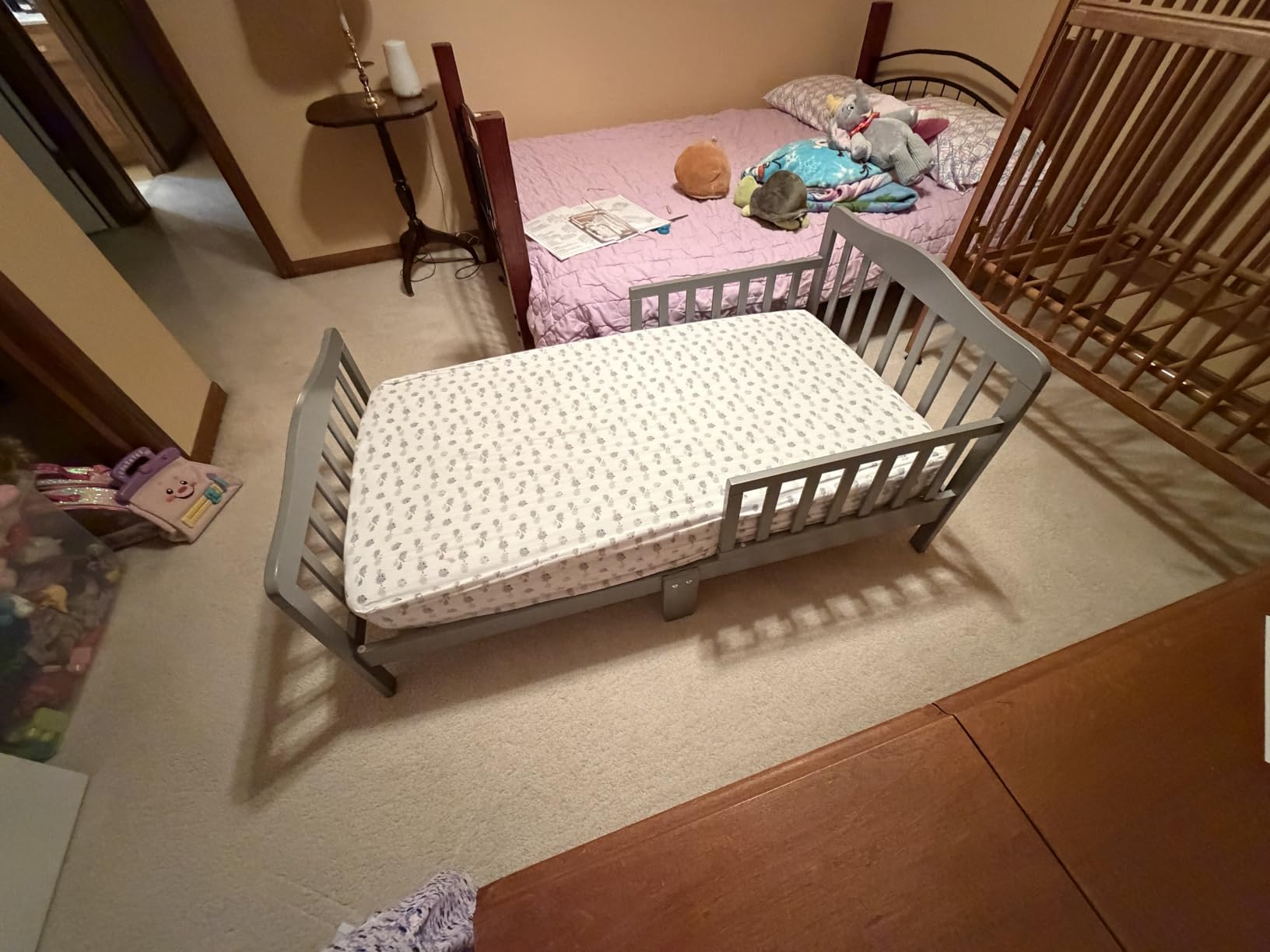 Dream On Me Classic Design Toddler Bed, GREENGUARD Gold, Cool Grey customer photo 2