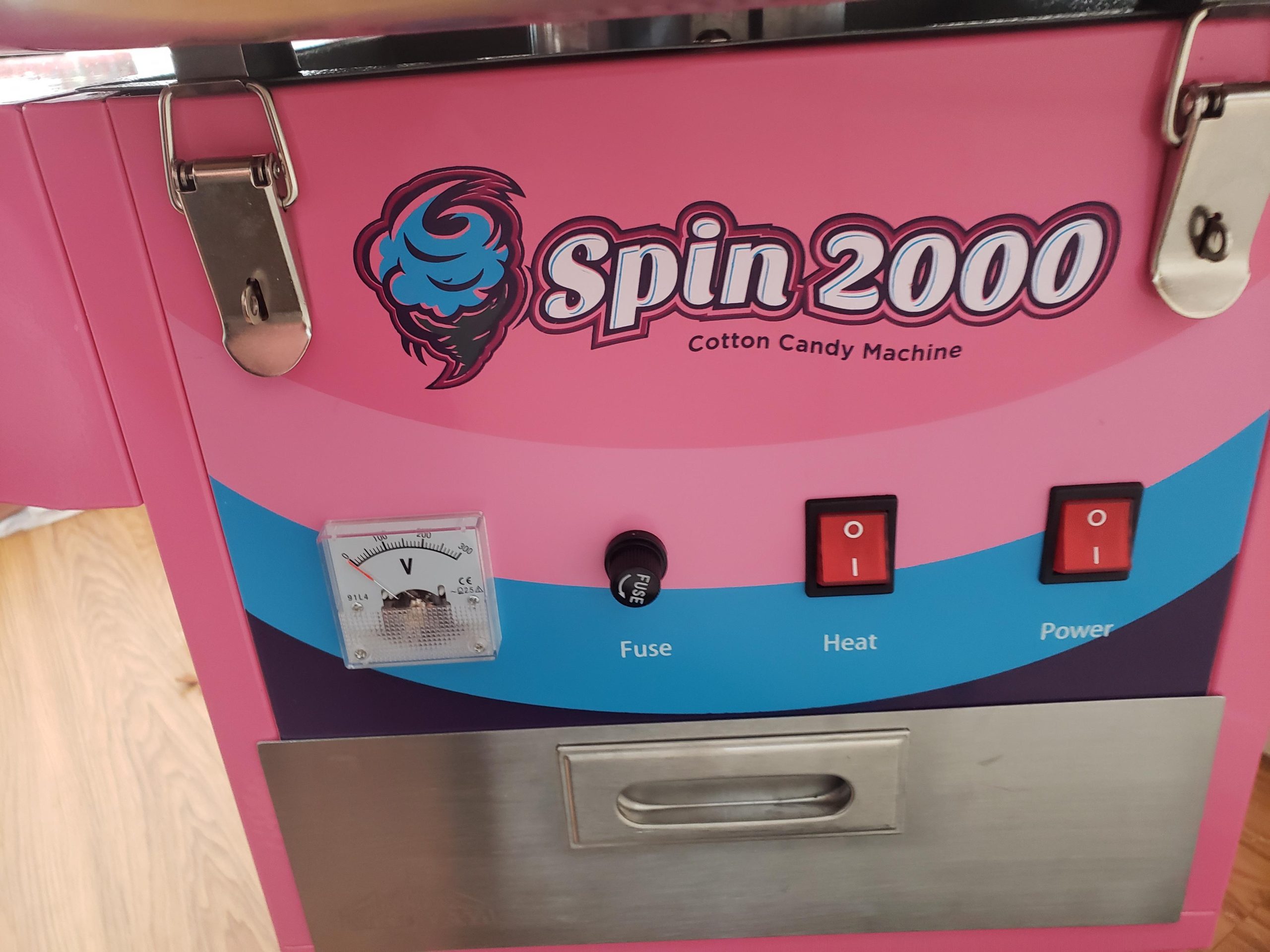 Olde Midway Cotton Candy Machine and SPIN 2000 Electric Candy Floss Maker - Commercial-Grade customer photo 1