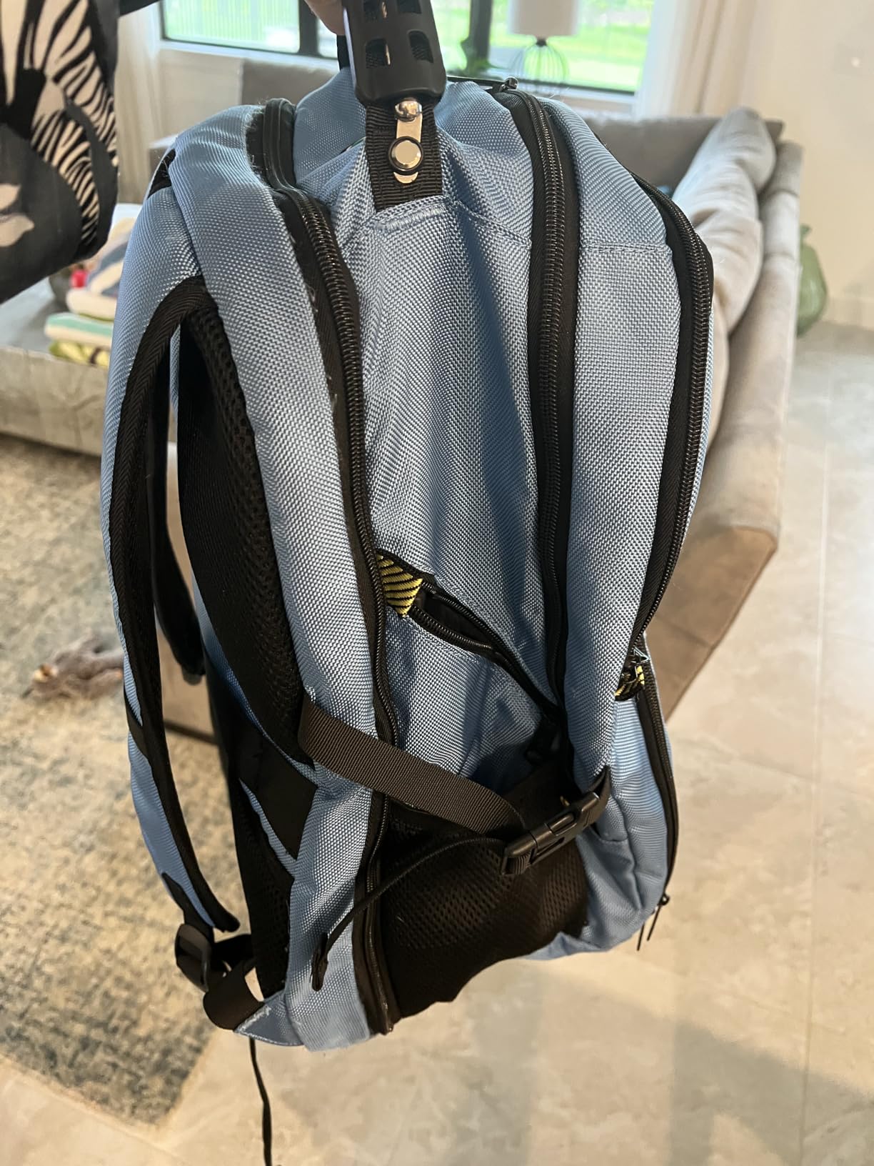 YOREPEK Large Laptop Backpack for Men, Heavy Duty Travel Backpack Carry On Flight Approved, 17 Inch College Work Bookbag, Water Resistant Business Backpack for Men Women, mochilas para hombres customer photo 2