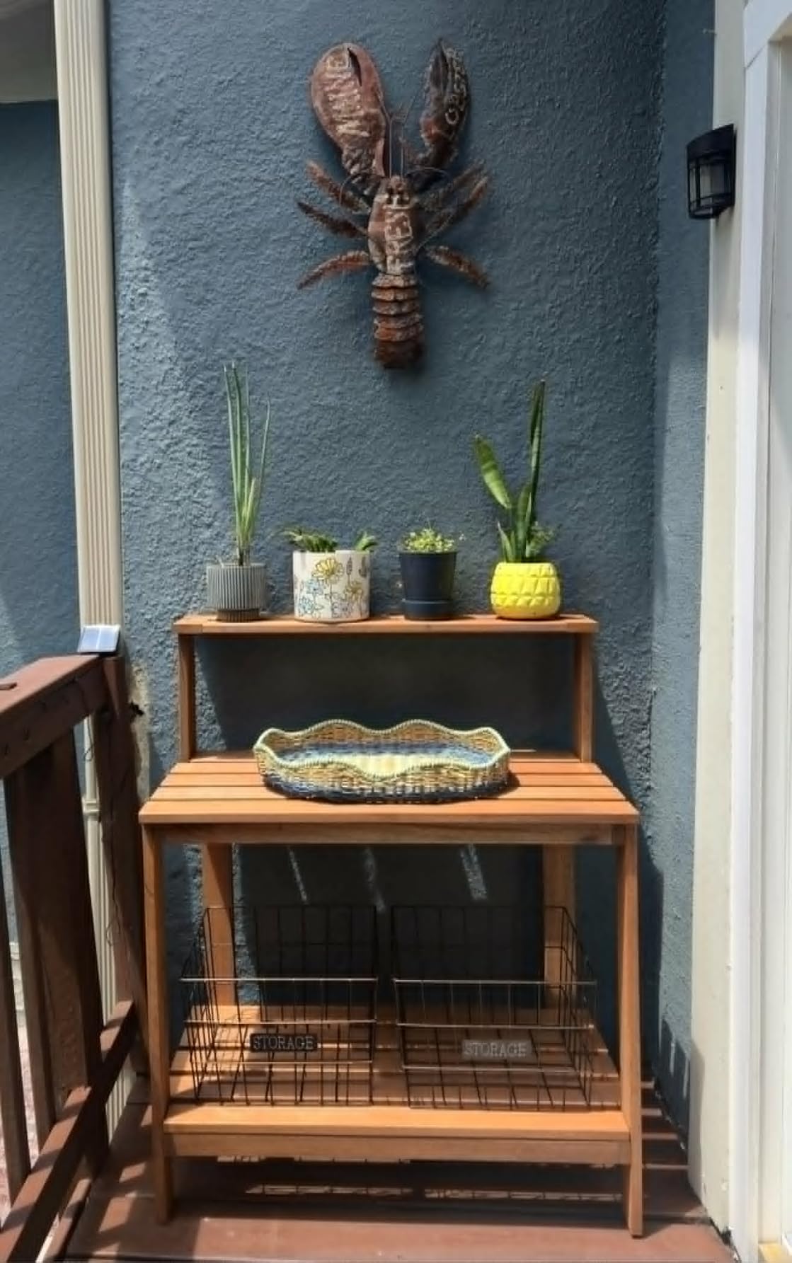 Furinno FG17478 Tioman Outdoor Patio Furniture Hardwood Potting Bench, Natural customer photo 1