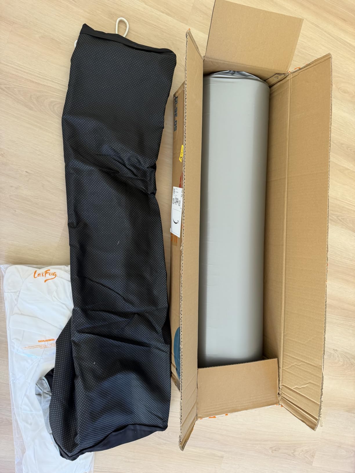 Laifug Orthopedic Dog Bed, Slate Grey 50''x36''x10'', Memory Foam customer photo 2