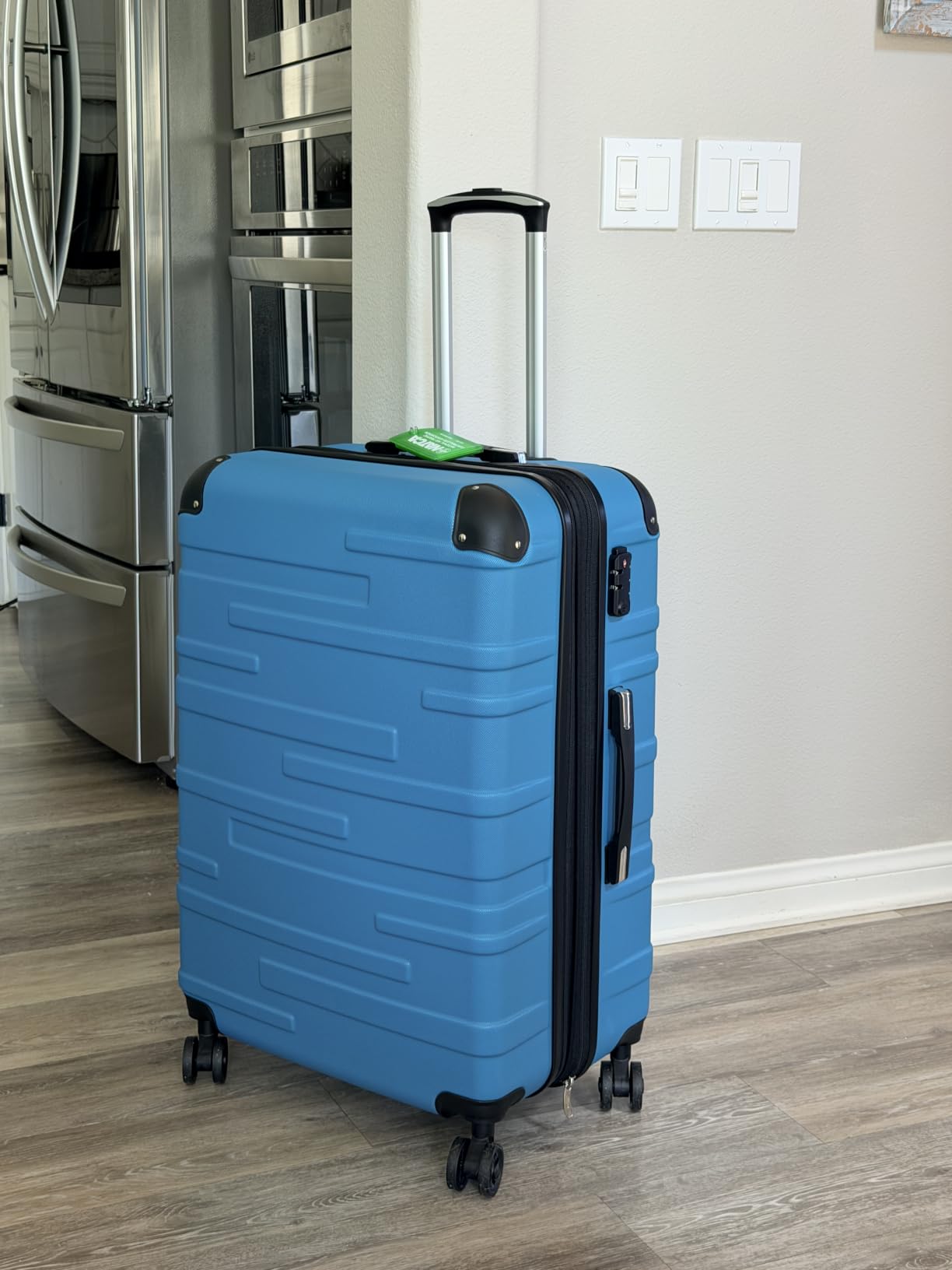 Coolife Hardside Luggage 3 Piece Set with TSA Lock, Spinner Wheels, Telescopic Handle customer photo 1