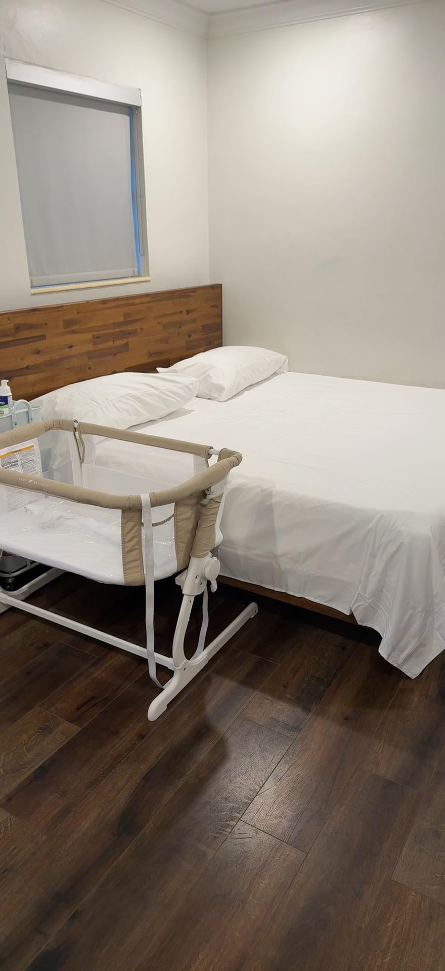 Baby Delight Beside Me Dreamer Bassinet - Bedside Sleeper - 7-Position Height Adjustment - Charcoal Tweed customer photo 2