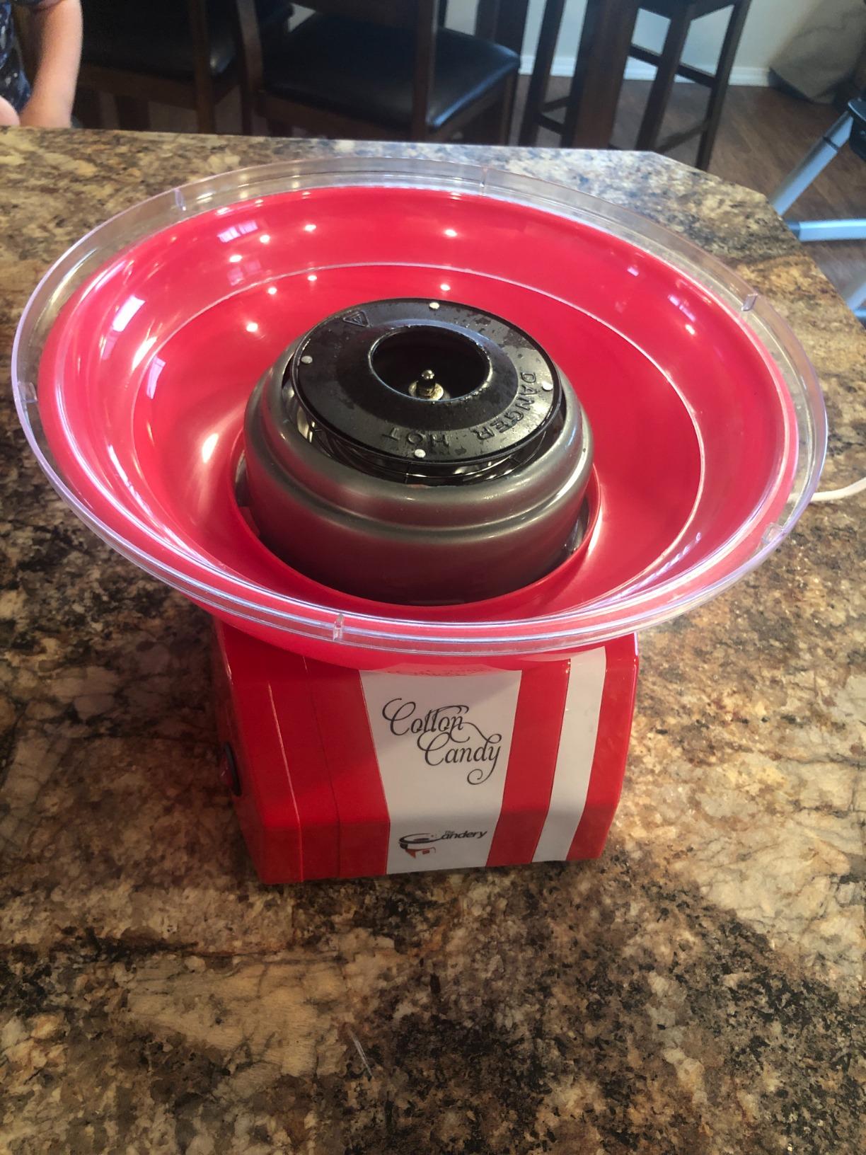 The Candery Cotton Candy Machine and Floss Bundle - Bright, Colorful Style, Sugar Free Candy customer photo 1