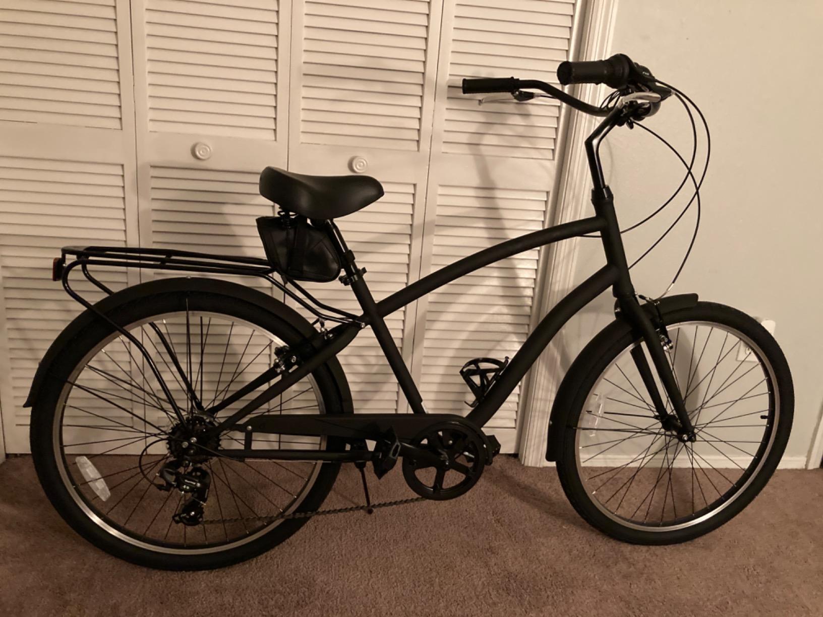 sixthreezero EVRYjourney Men's Steel Beach Cruiser Bike, Hybrid Bicycle with Rear Rack and Fenders, 26-Inch Wheels customer photo 1