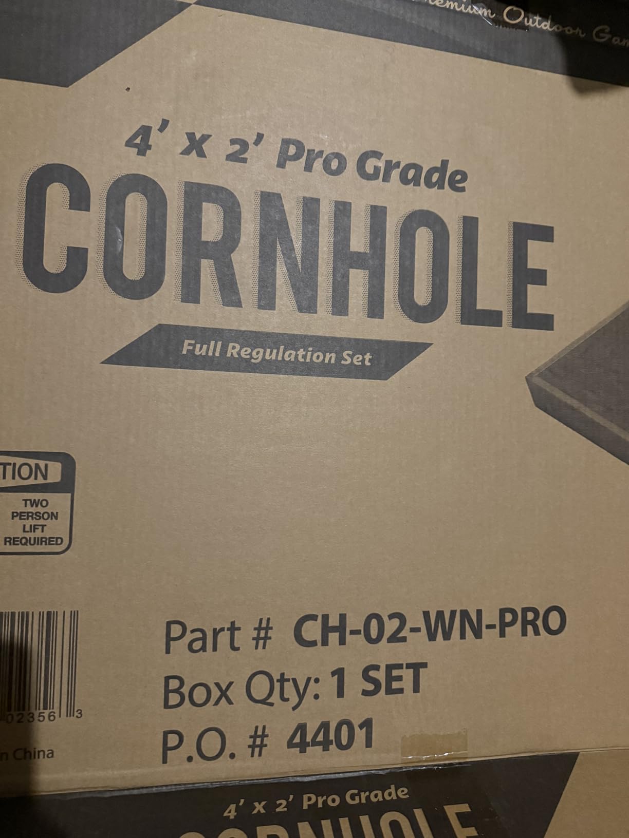 GoSports 4 ft x 2 ft Commercial Grade Cornhole Boards Set - Natural Wood Cornhole Boards, Choose from Different Bean Bag Color Combinations customer photo 2