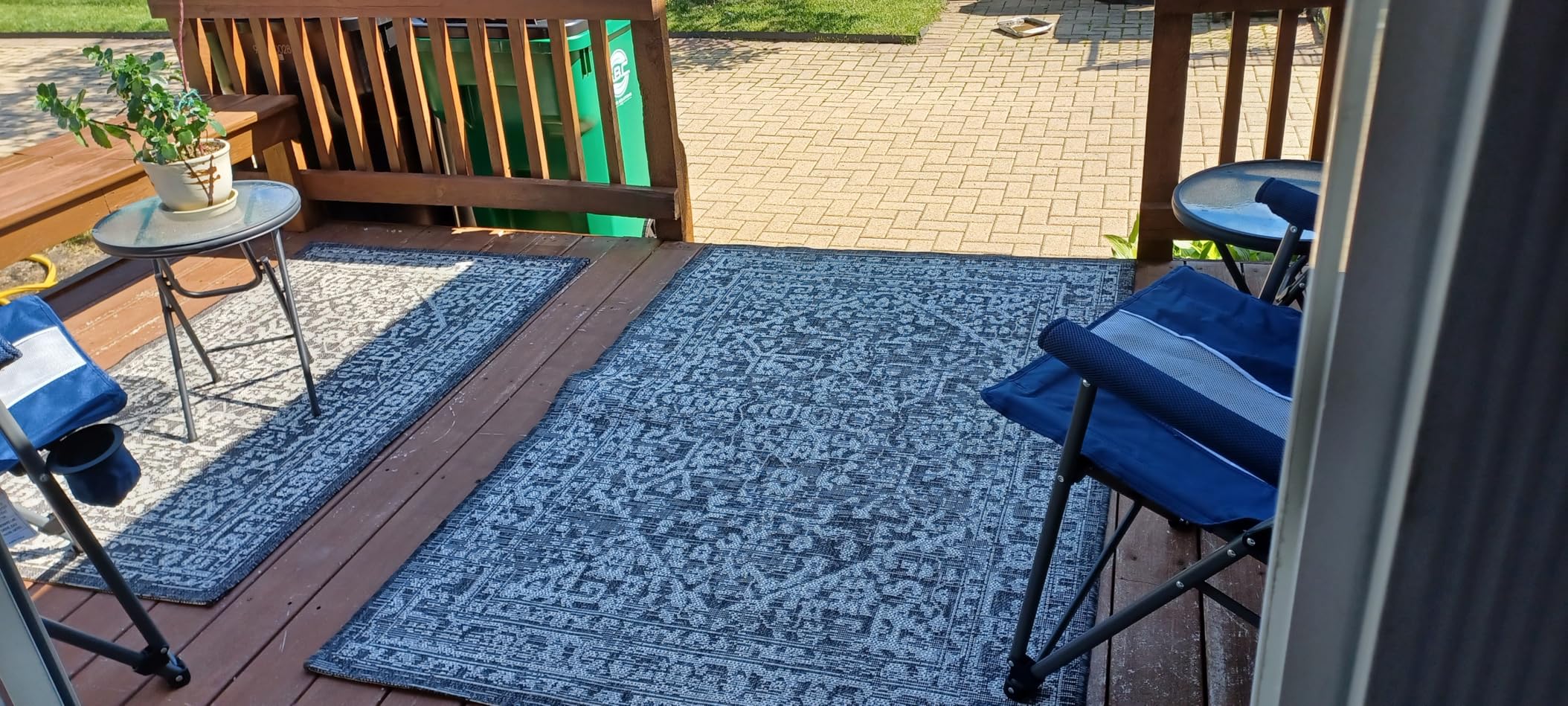 JONATHAN Y Boho Medallion Indoor Outdoor Area Rug 8X10 Red/Taupe, Malta Textured Weave for Backyard, Patio, Porch, Easy-Cleaning, High Traffic, Pet-Friendly, Non-Shedding (SMB104A-8) customer photo 2