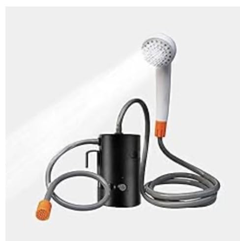 Portable Outdoor Shower, 2 Flow Mode, 4400mAh Battery Powered Shower Pump for Hiking/Backpacking, Travel, Beach, Pet, Flowering, IPX7 Waterproof & USB Rechargeable Camping Shower with 3 LED Lights customer photo 2