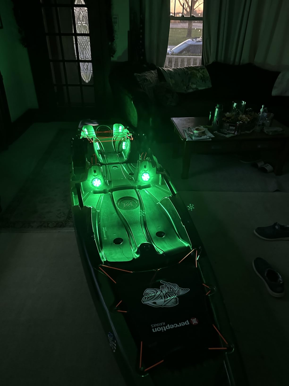 Perception Kayaks Outlaw 11.5 Sit on Top Fishing Kayak with Fold Away Lawn Chair Seat customer photo 2