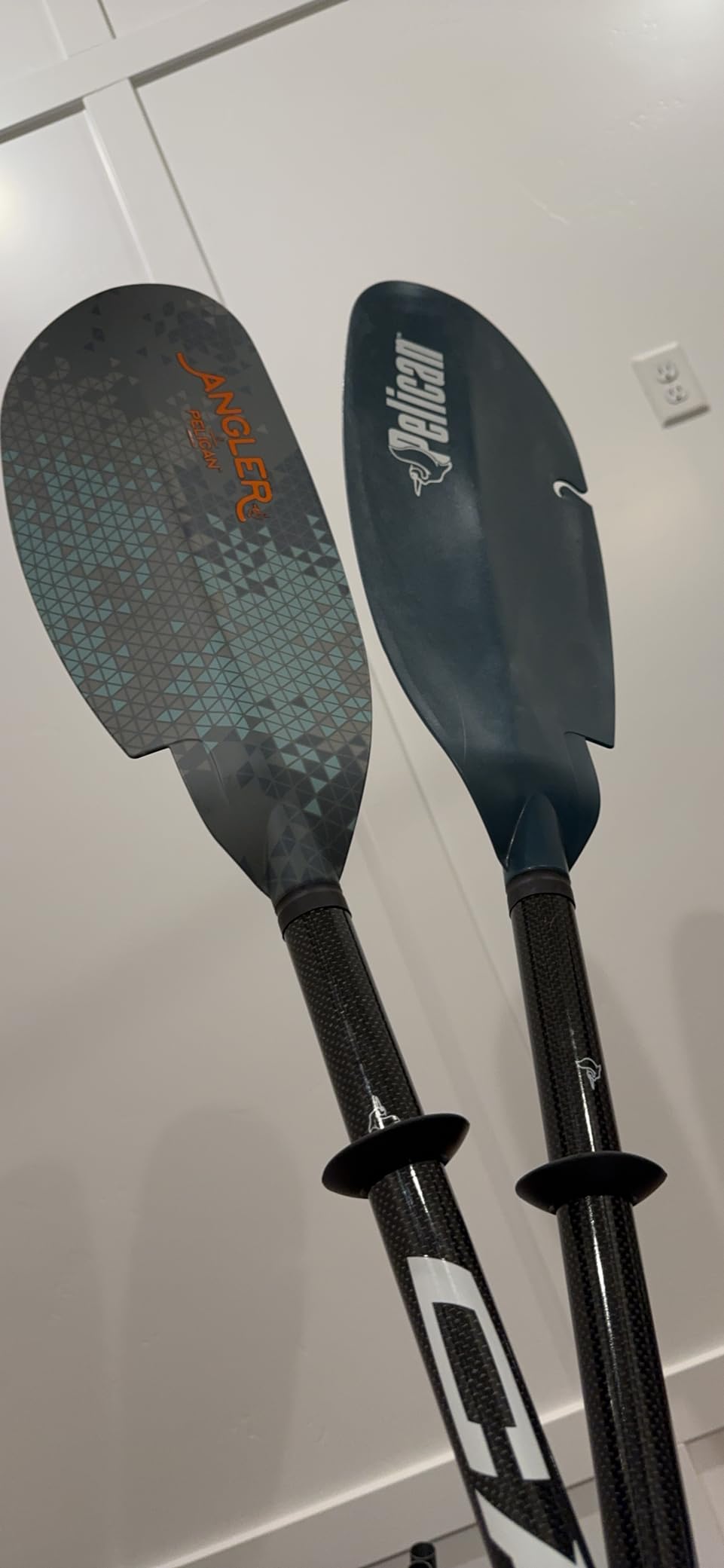 The Catch Kayak Paddle | Adjustable Fiberglass Shaft with Nylon Blades | Lightweight, Adjustable | Perfect for Kayak Fishing, 98.5 inch (250cm) - Arctic Blue customer photo 2
