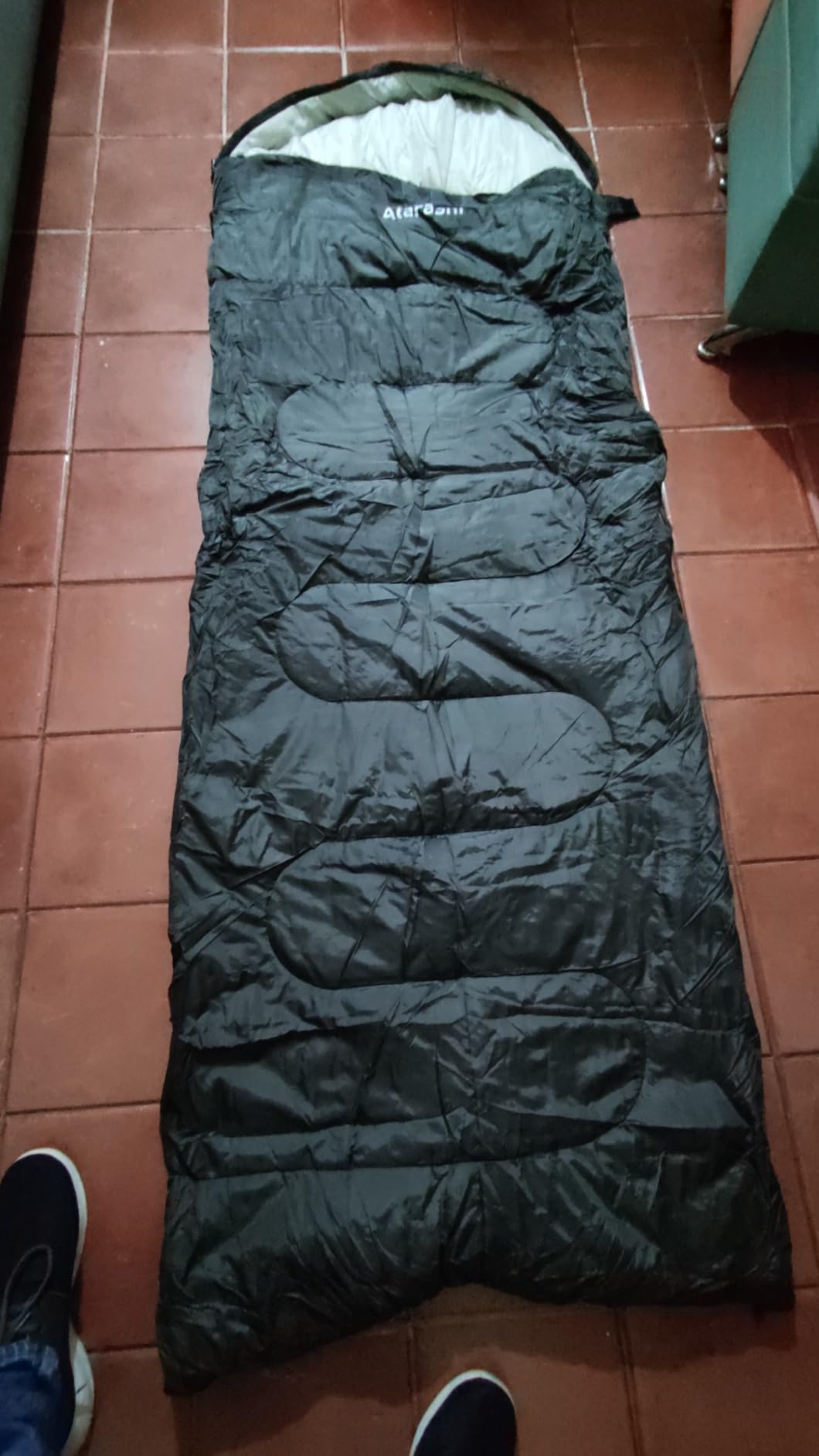 Atarashi Camping Sleeping Bag- 4 Seasons for Adults, Light, Warm, Extra-Large with Compression Sack- Great for Hiking, Backpacking & Outdoor Adventures customer photo 1